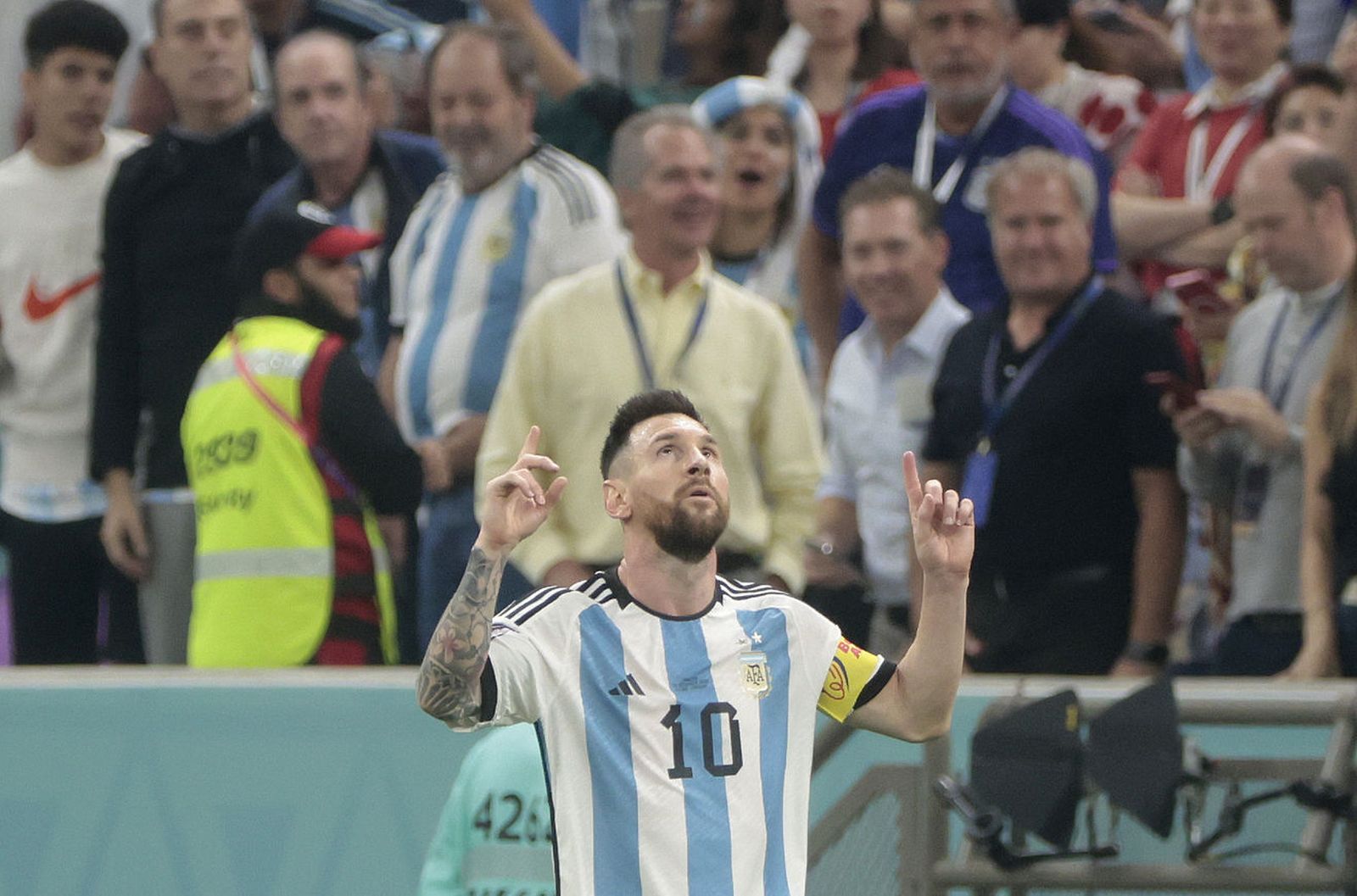 Las fotos de Messi contra Croacia