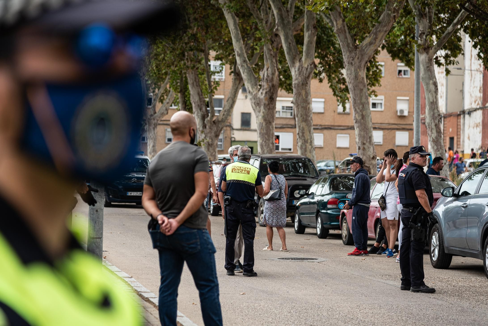 Imágenes de la reyerta ocurrida en la barriada de El Torrejón