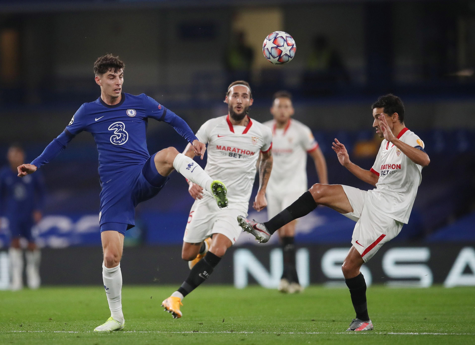 Las imágenes del Chelsea-Sevilla