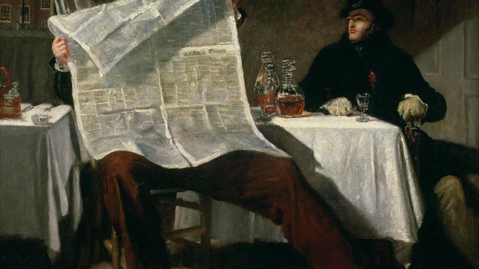 ‘Waiting for The Times’ (1831), pintado por Haydon.