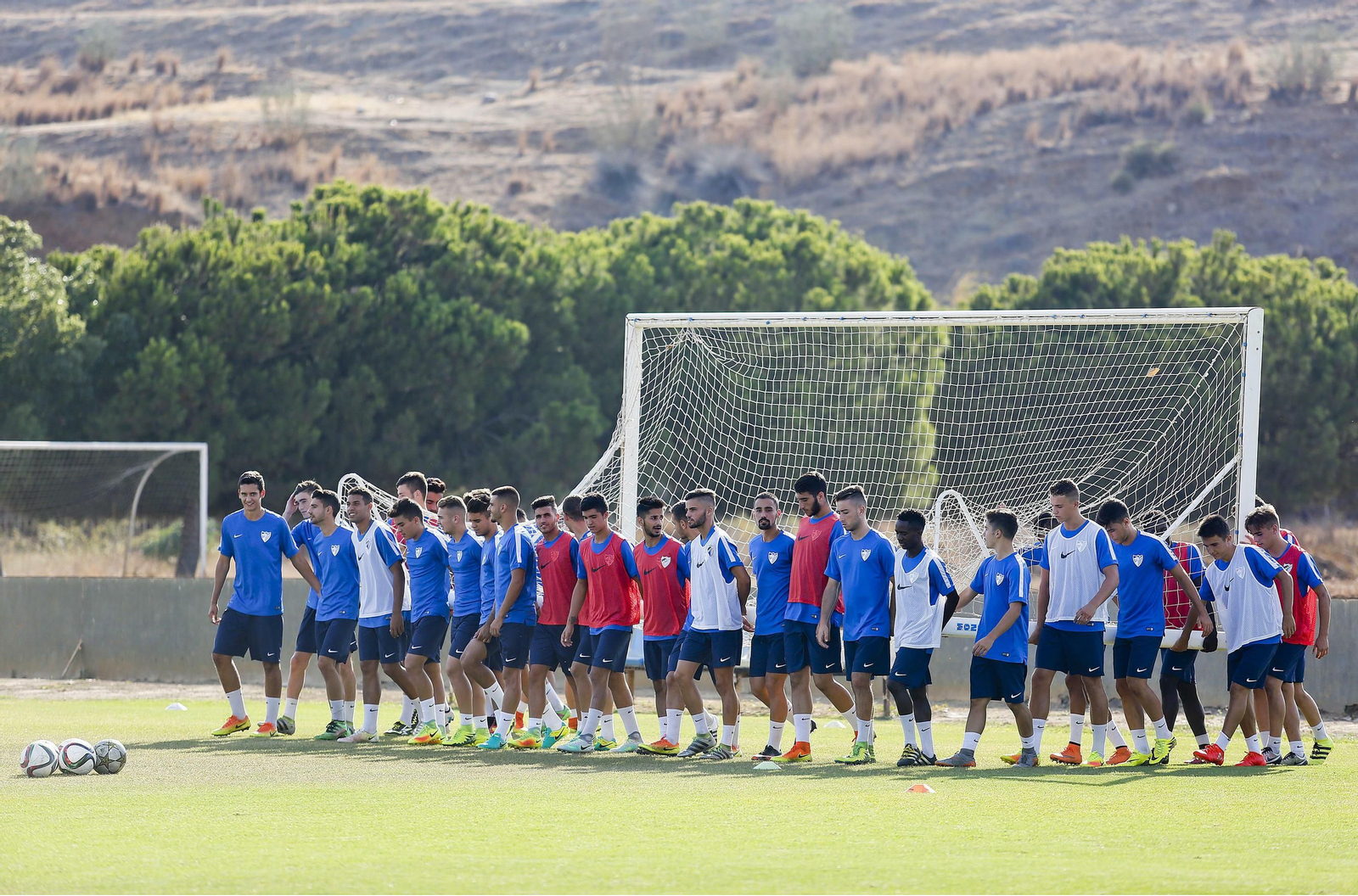 Un entrenamiento de La Academia en El Viso.