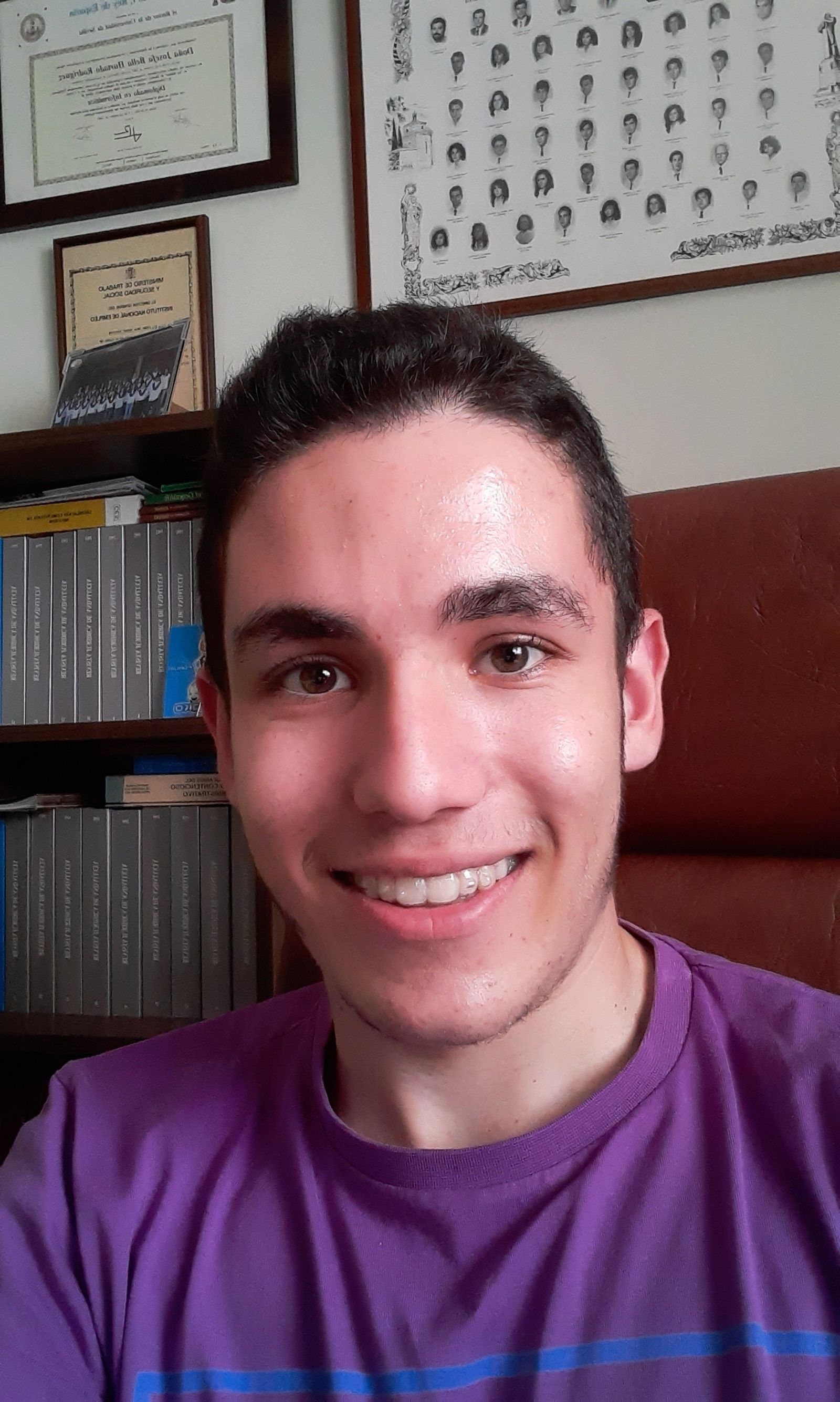 Jorge Méndez, estudiante de 2º de Bachillerato en el IES El Sur de Lepe.
