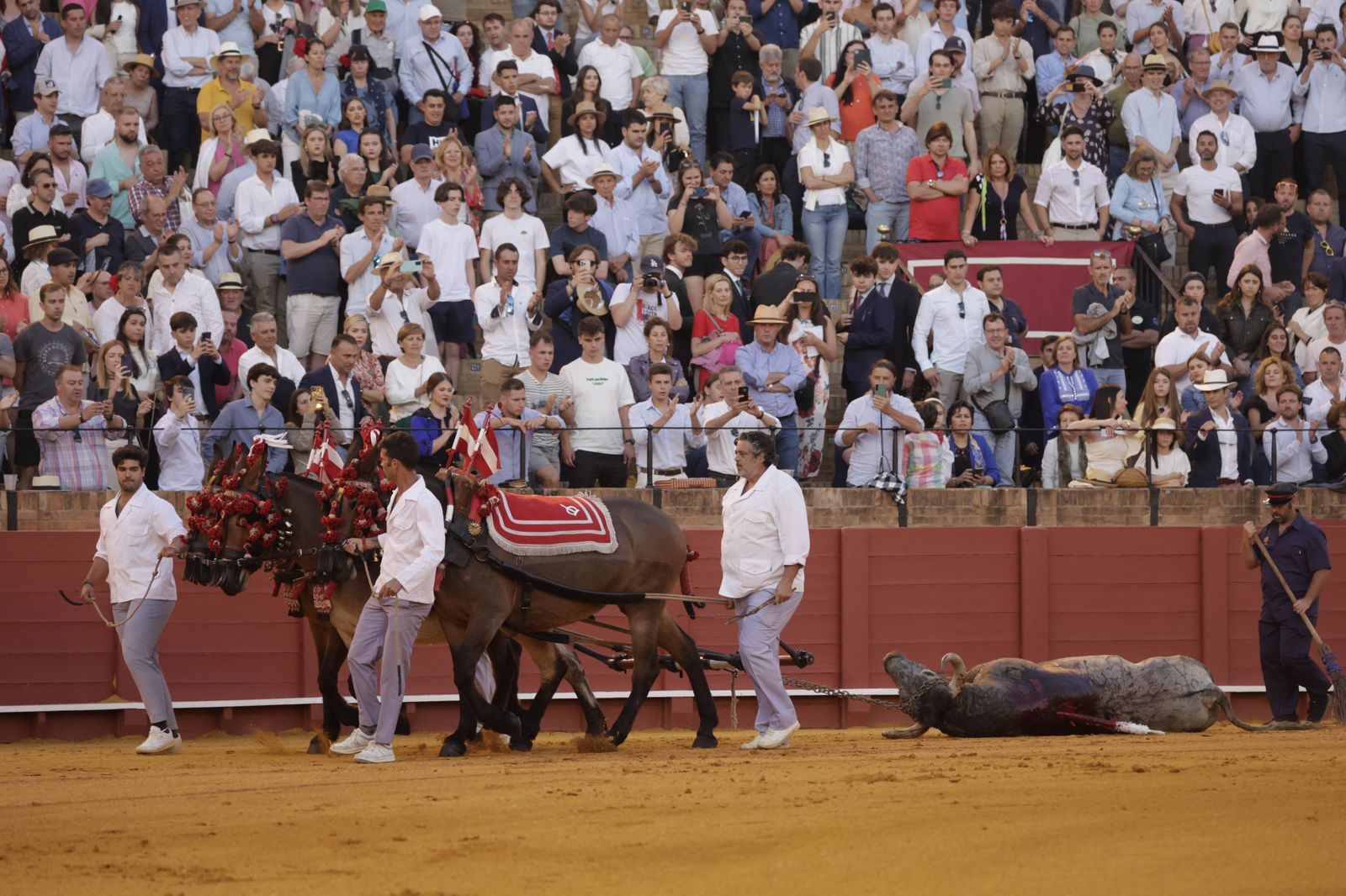 Las imágenes de la corrida de los Victorinos en la Maestranza de Sevilla