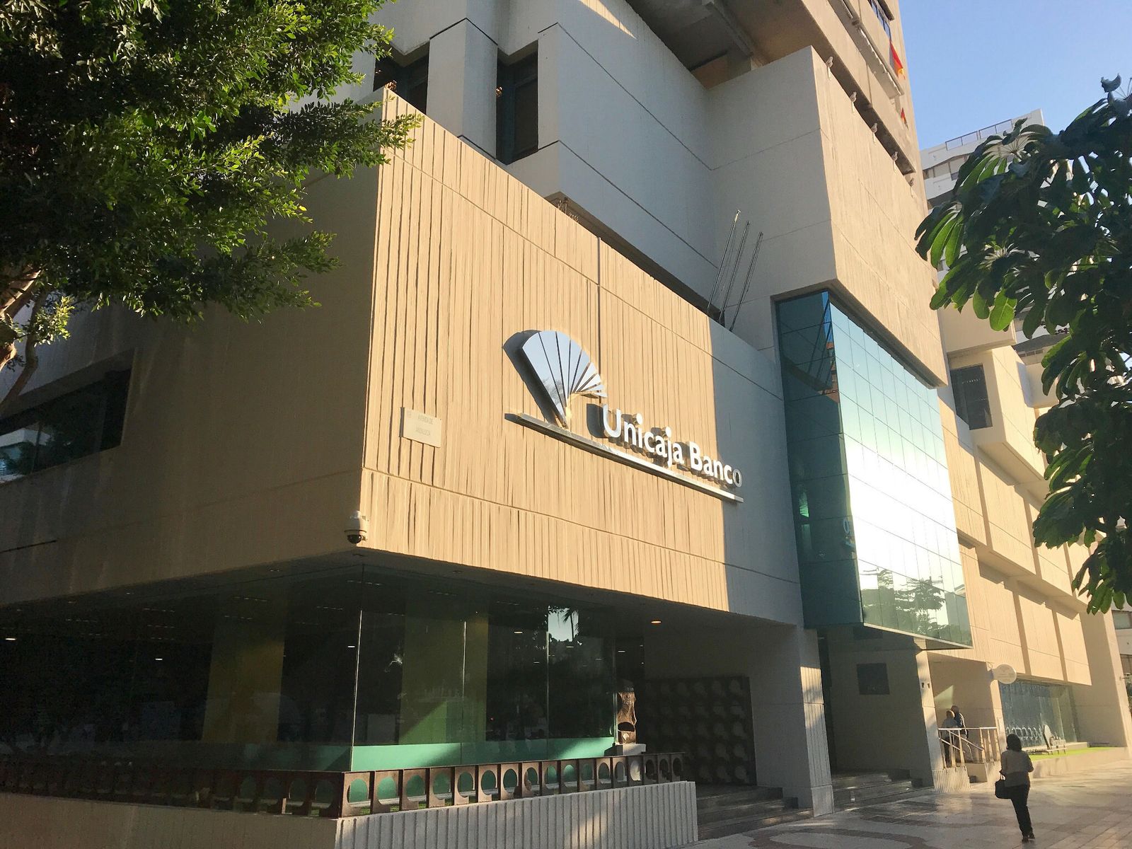 Sede  de Unicaja en Málaga.