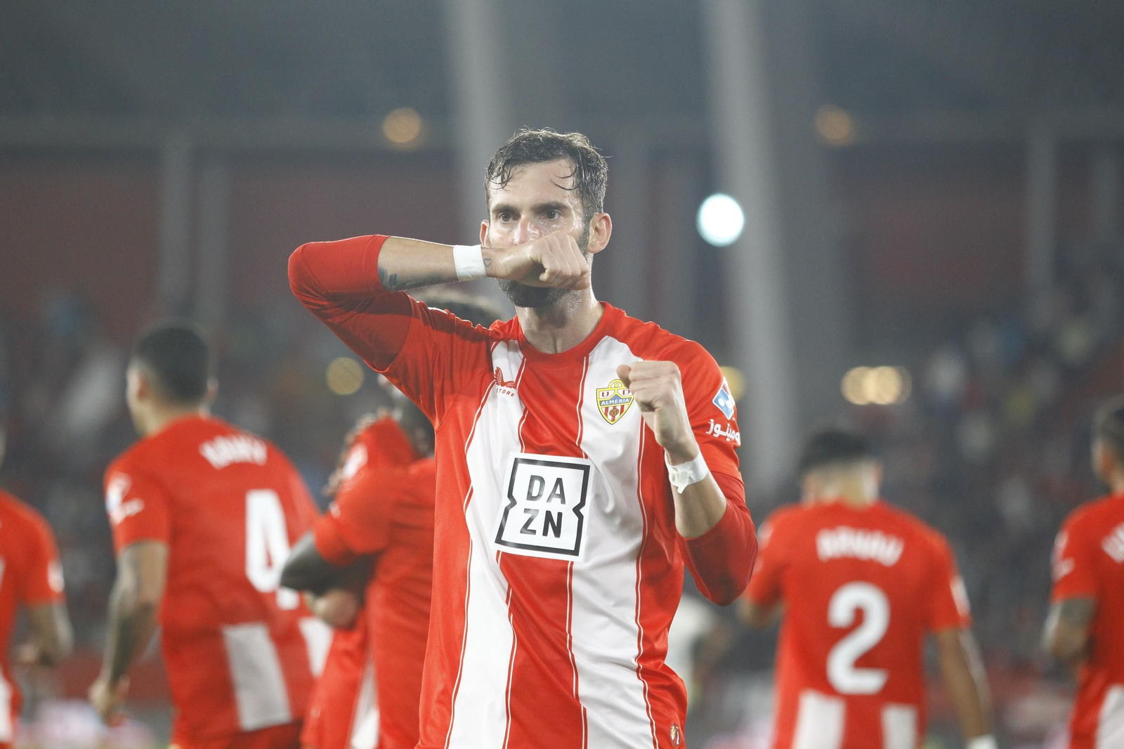 Las mejores imágenes del partido de fútbol U.D. Almería-Córdoba C.F.