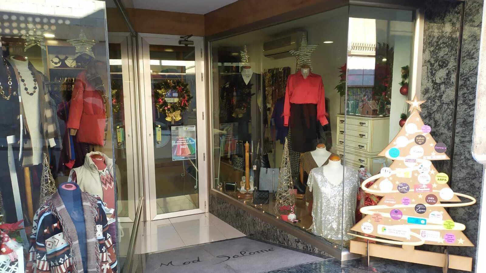 Escaparate decorado para la campaña