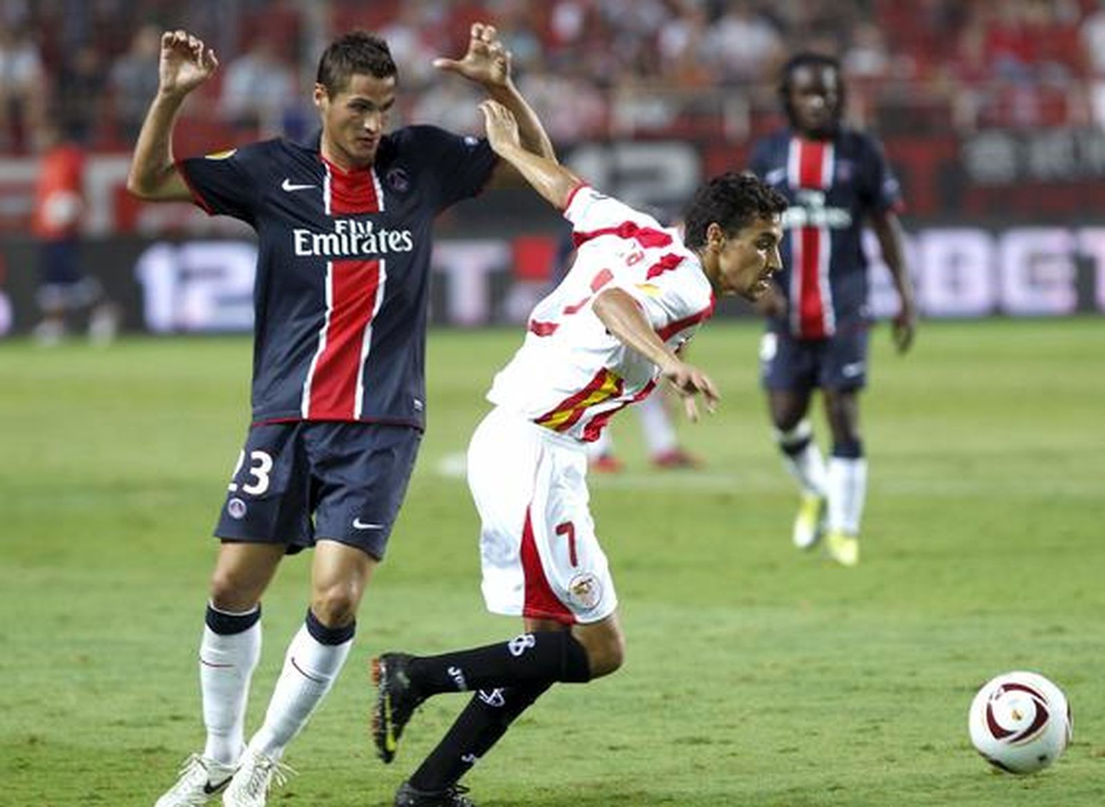 Las imágenes del Sevilla-PSG