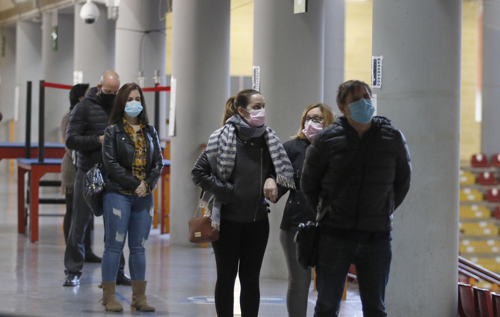 Las fotos del cribado en Vista Alegre
