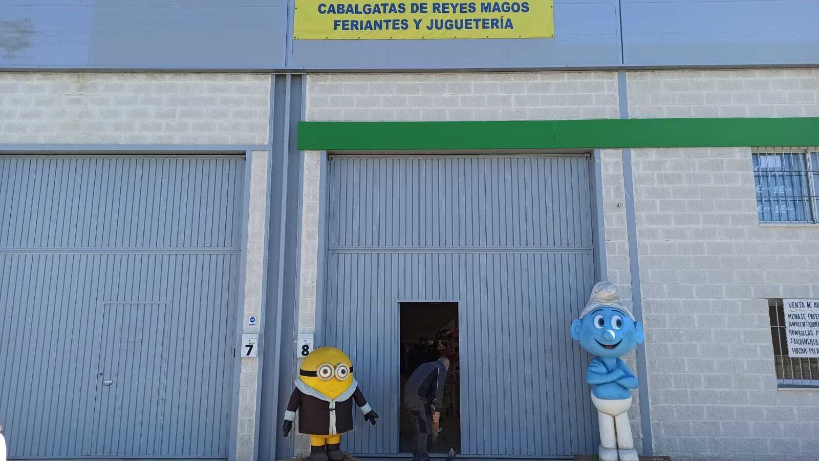 La entrada de la nave.