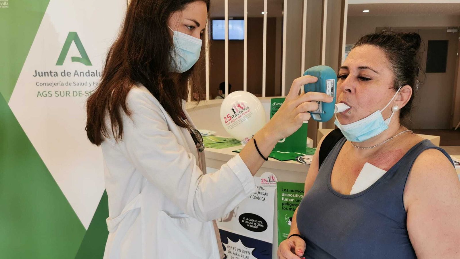 Una de las actividades ofrecidas en los centros de salud del área.