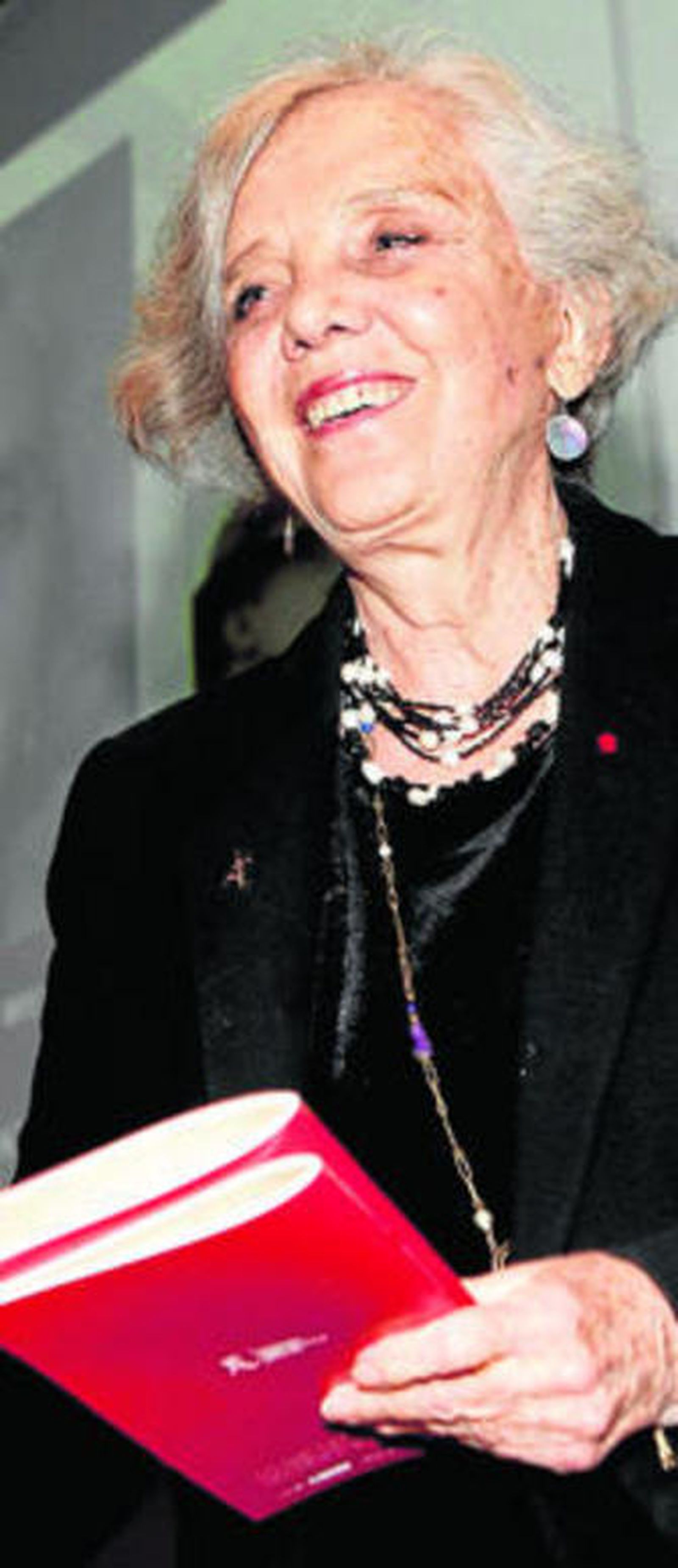 La escritora mexicana Elena Poniatowska, ayer en Barcelona.