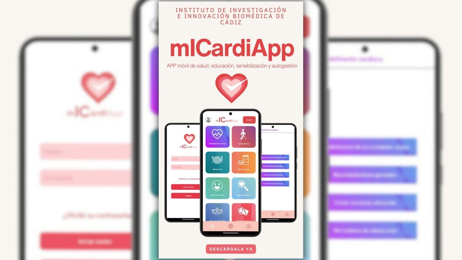 La app 'mICardiApp', una herramienta pionera para pacientes con insuficiencia cardíaca.