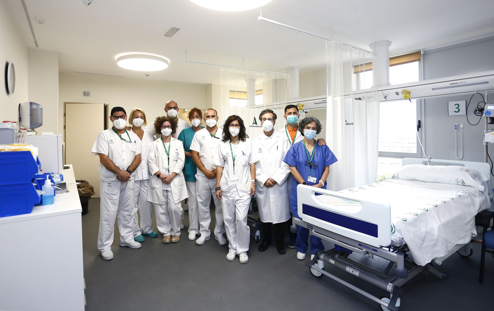 Parte del equipo de la Unidad de Ictus del Hospital Clínico.