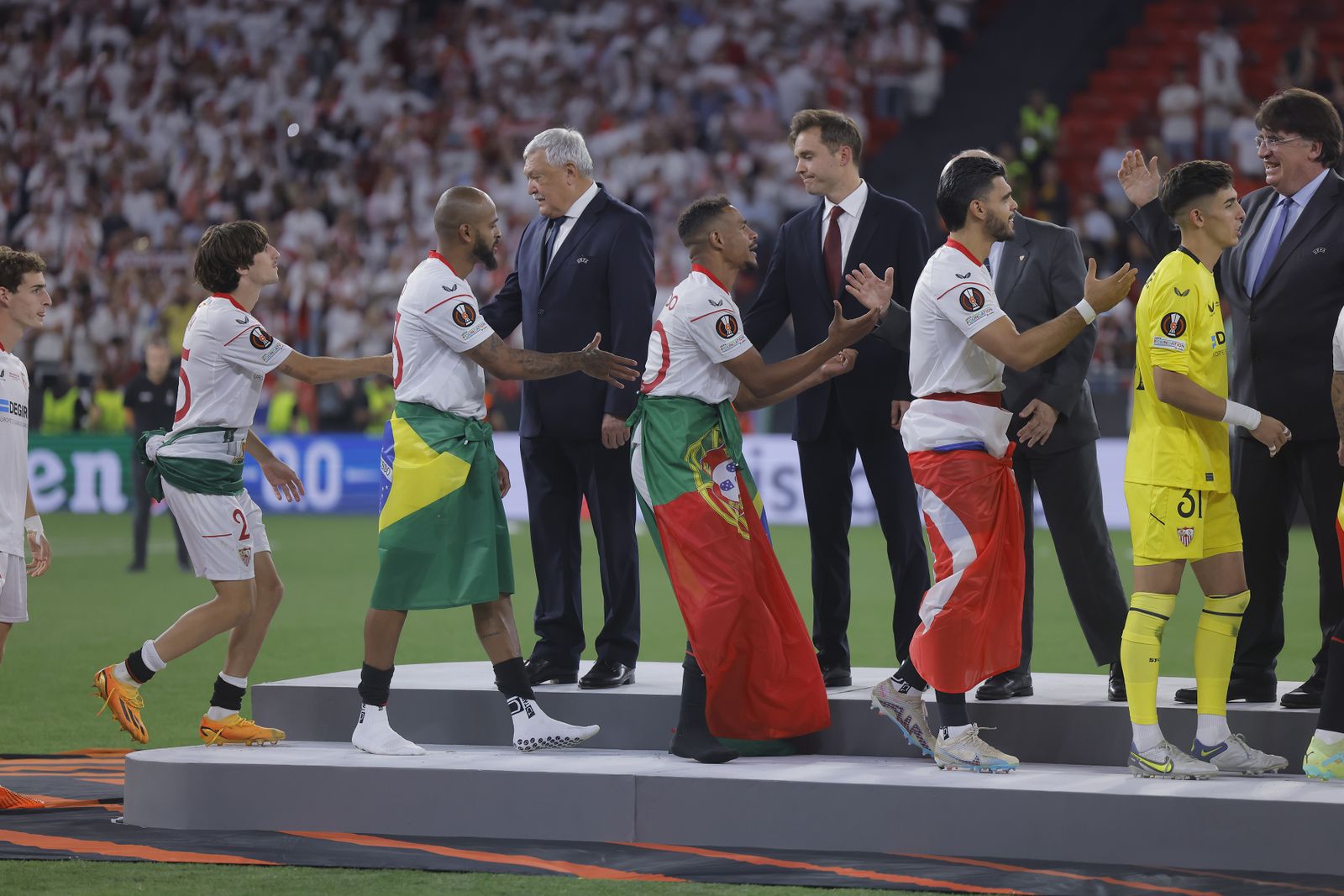 Las imágenes de la celebración del Sevilla fc