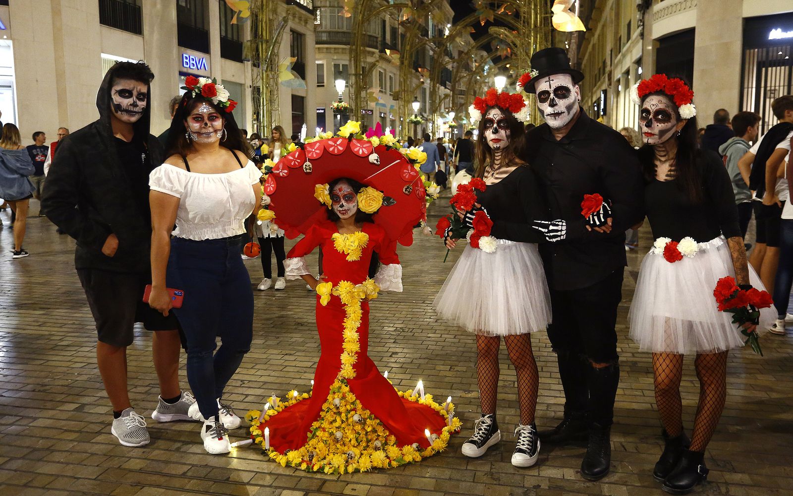 Las fotos de la noche de Halloween en Málaga