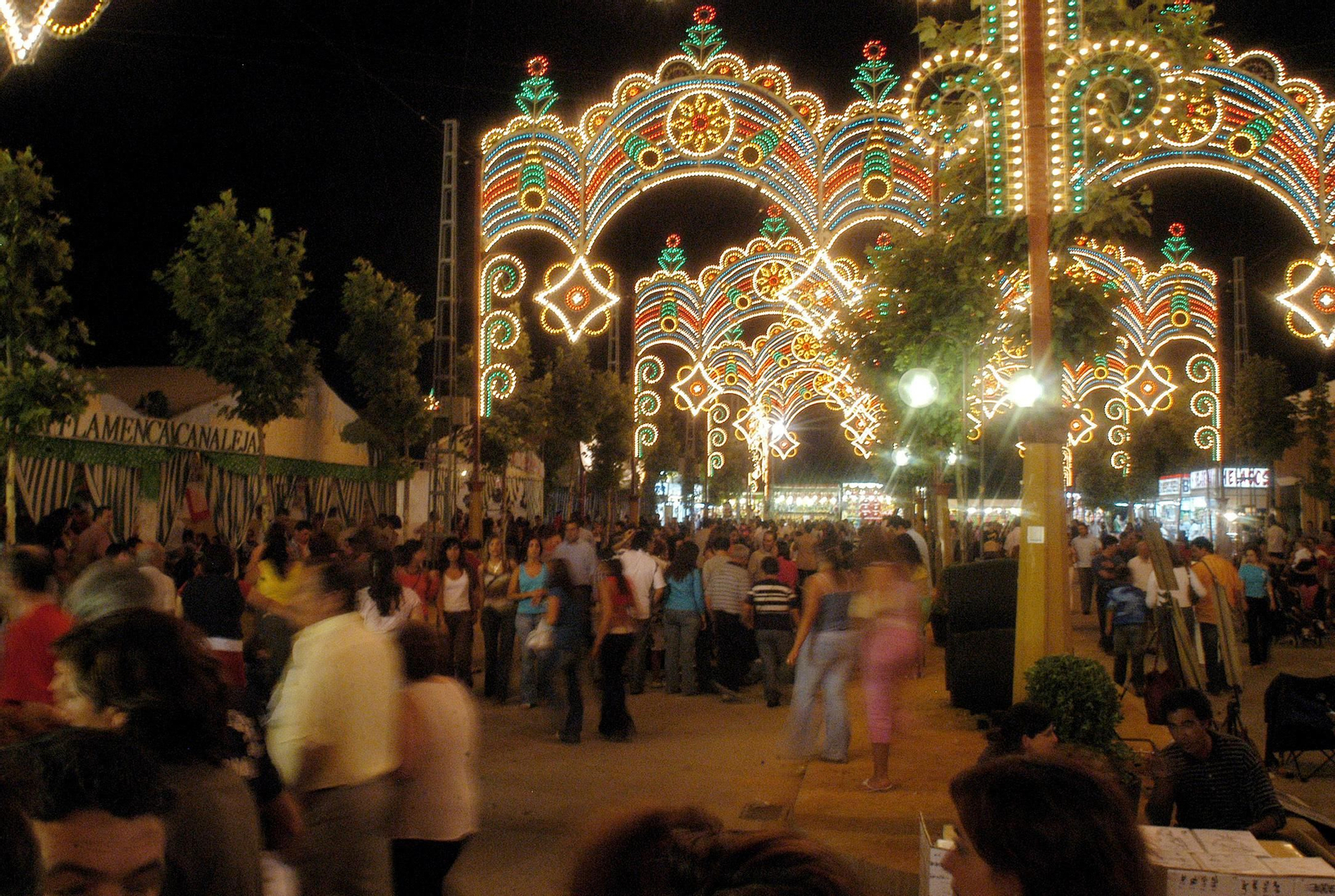 2004. Así de bonito lucía el alumbrado extraordinario