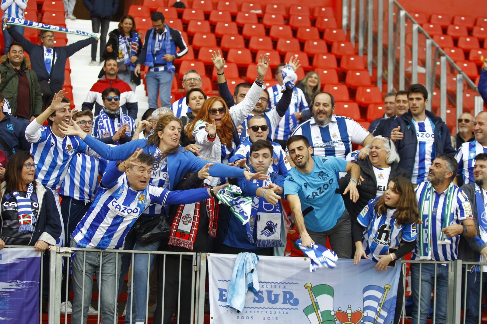 Imágenes del partido U.D. Almería-Real Sociedad