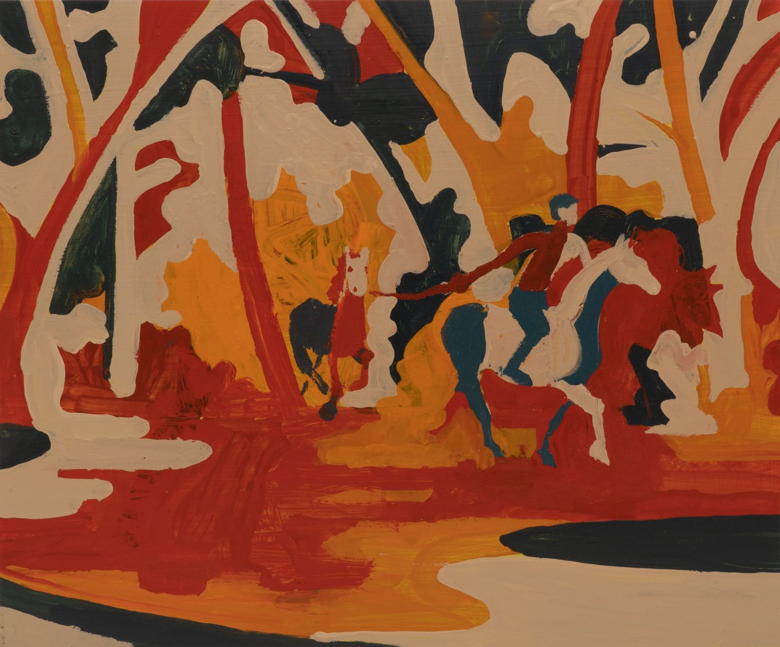 'Figuras en un paisaje III' de Cristóbal Quintero