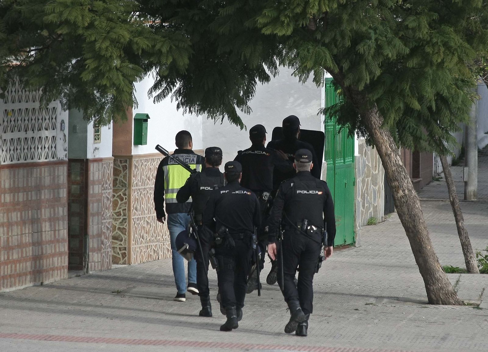 Operación antidroga en la barriada de El Saladillo de Algeciras