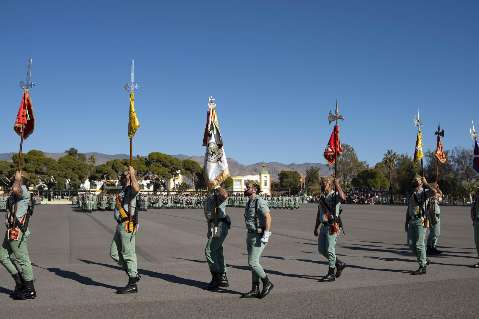 Así conmemora el día de la Inmaculada Concepción la Brigada de la Legión en Almería y despide al contingente que parte a Eslovaquia
