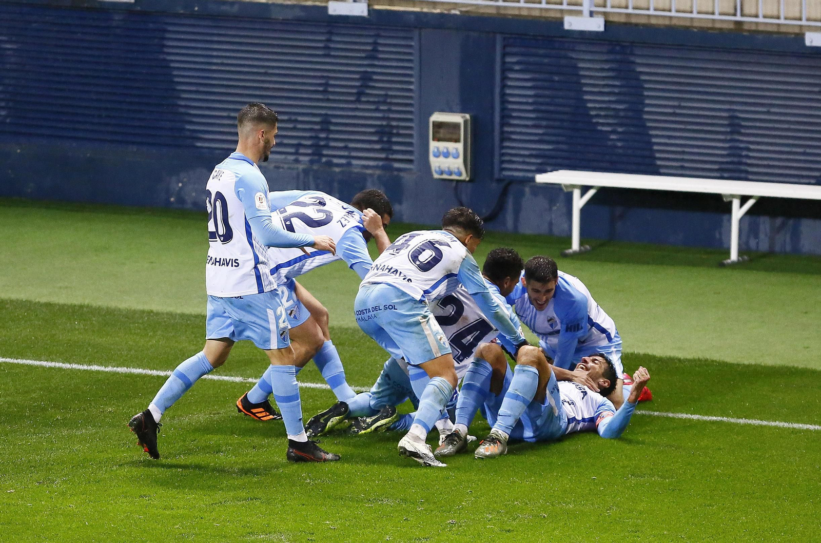 Las fotos del Málaga CF - Real Oviedo de Copa del Rey