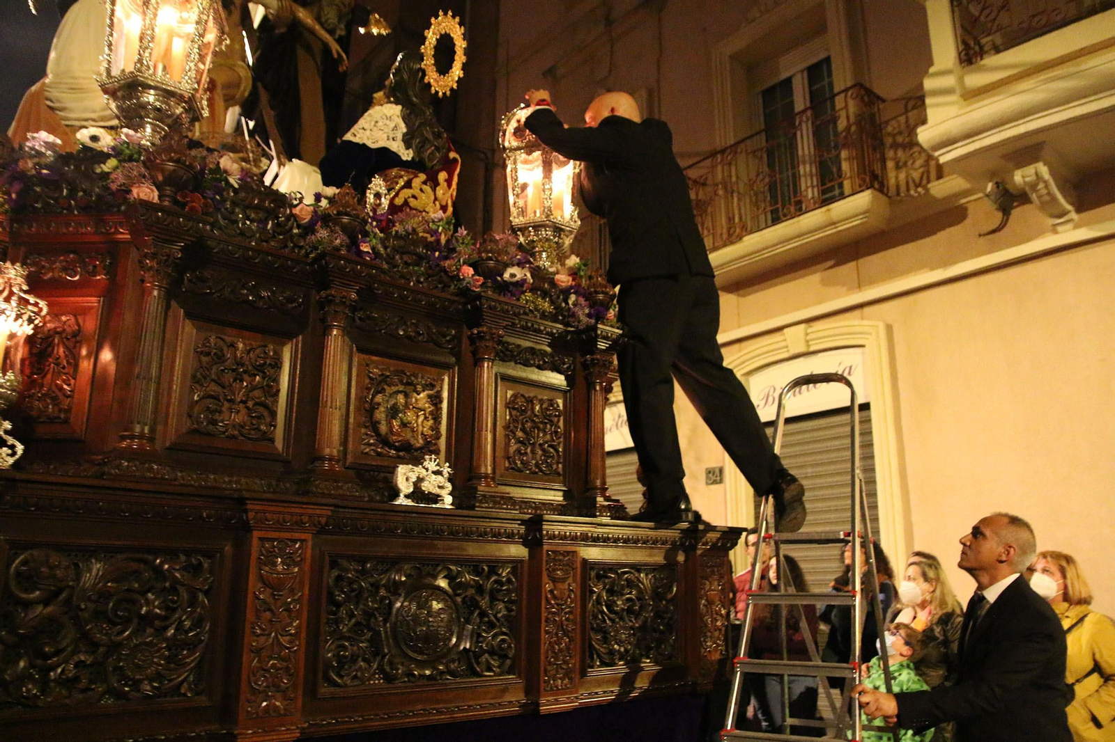 La procesión del Silencio de Almería, en imágenes