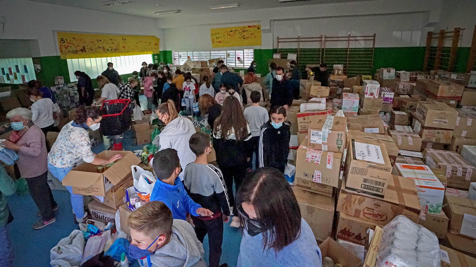 Masiva respuesta solidaria de Jerez con Ucrania