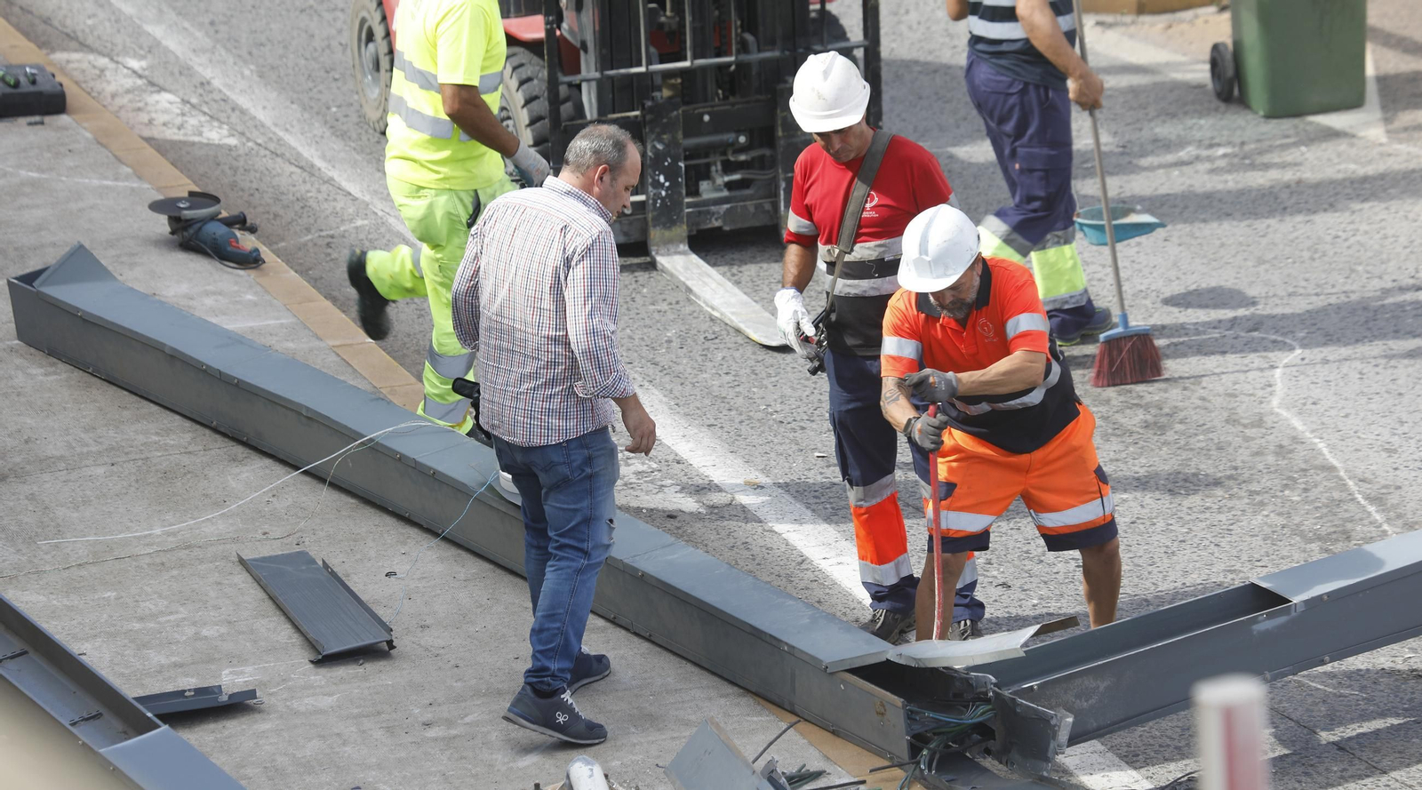 Fotos del Accidente en el Acceso Norte al Puerto de Algeciras