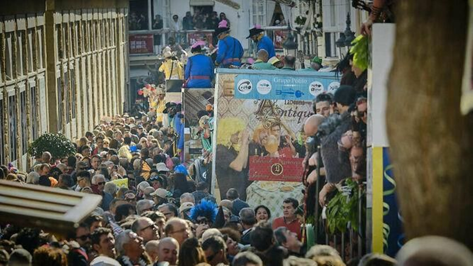 Carrusel de Coros del domingo durante el pasado Carnaval.