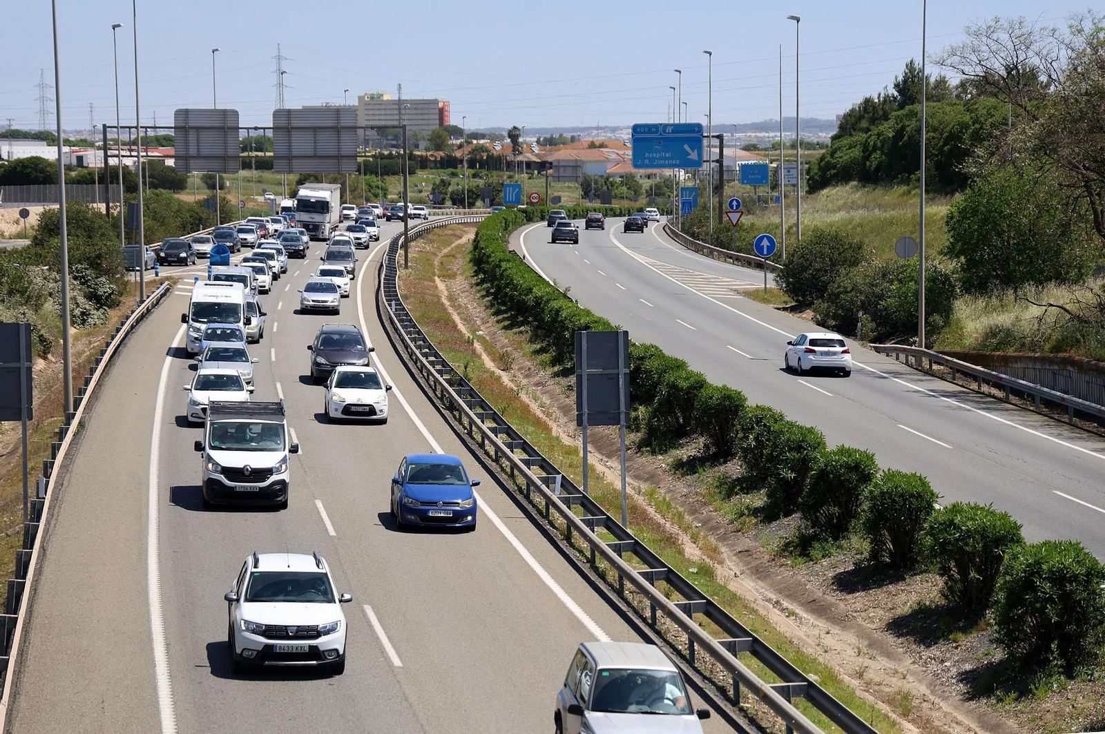 Así se vivió el apagón en las calles de Huelva, en imágenes