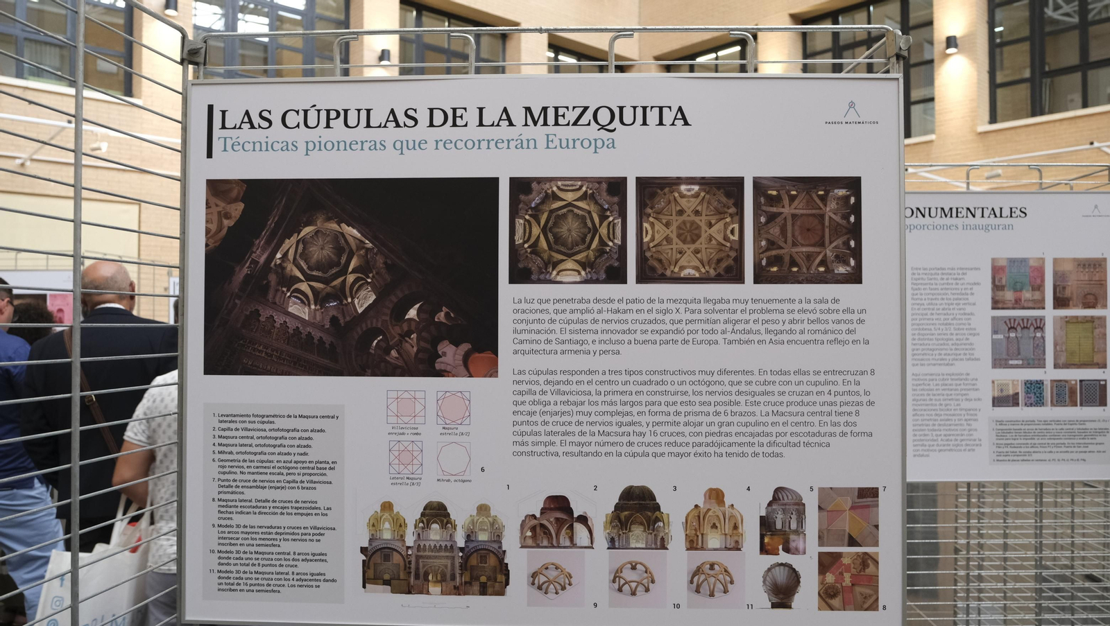 Imágenes de la inauguración de la exposición 'Paseo Matemático Al-Ándalus' en la Universidad de Almería