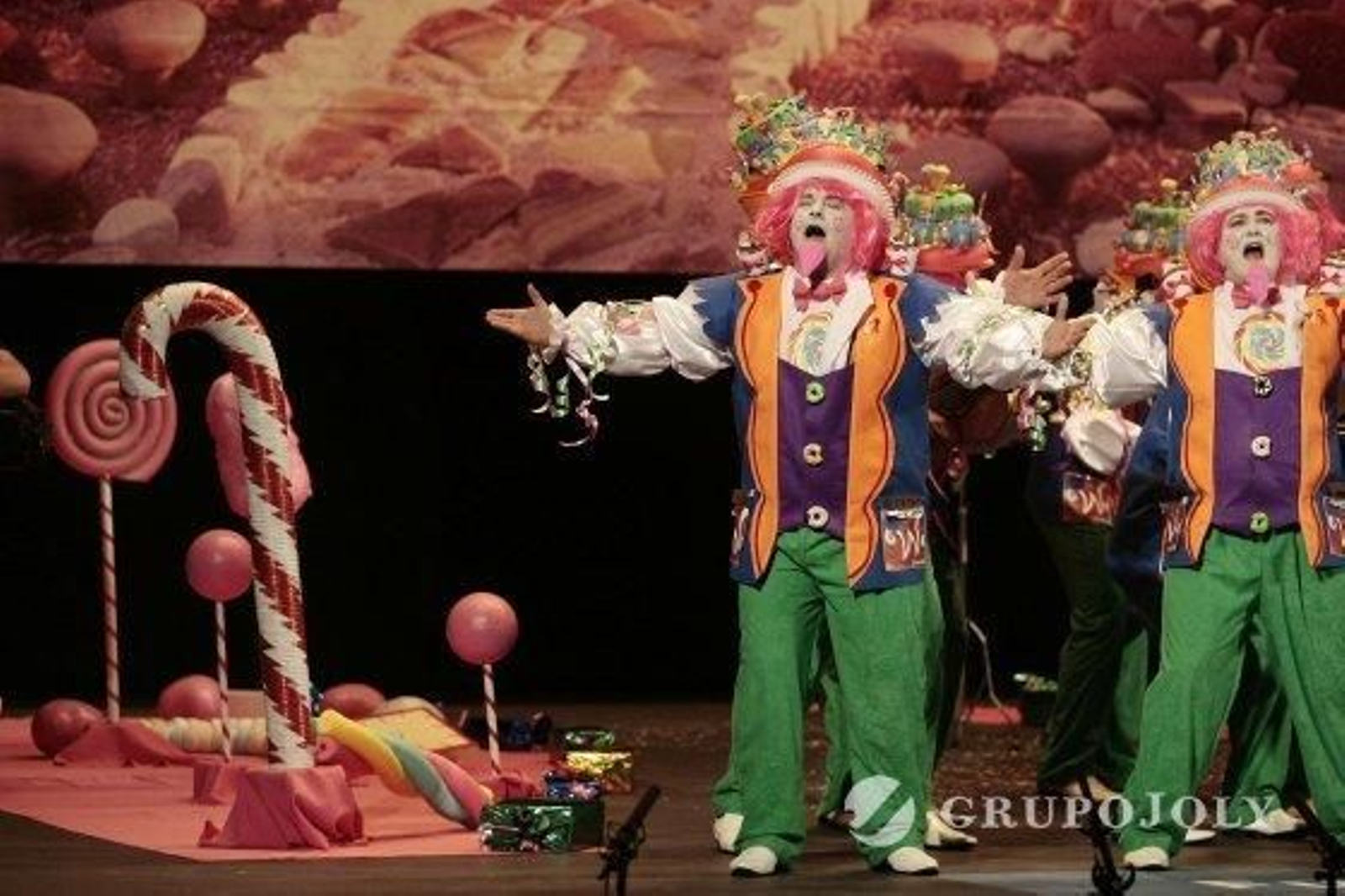 La comparsa Dulces tentaciones.  Foto: Fito Carreto