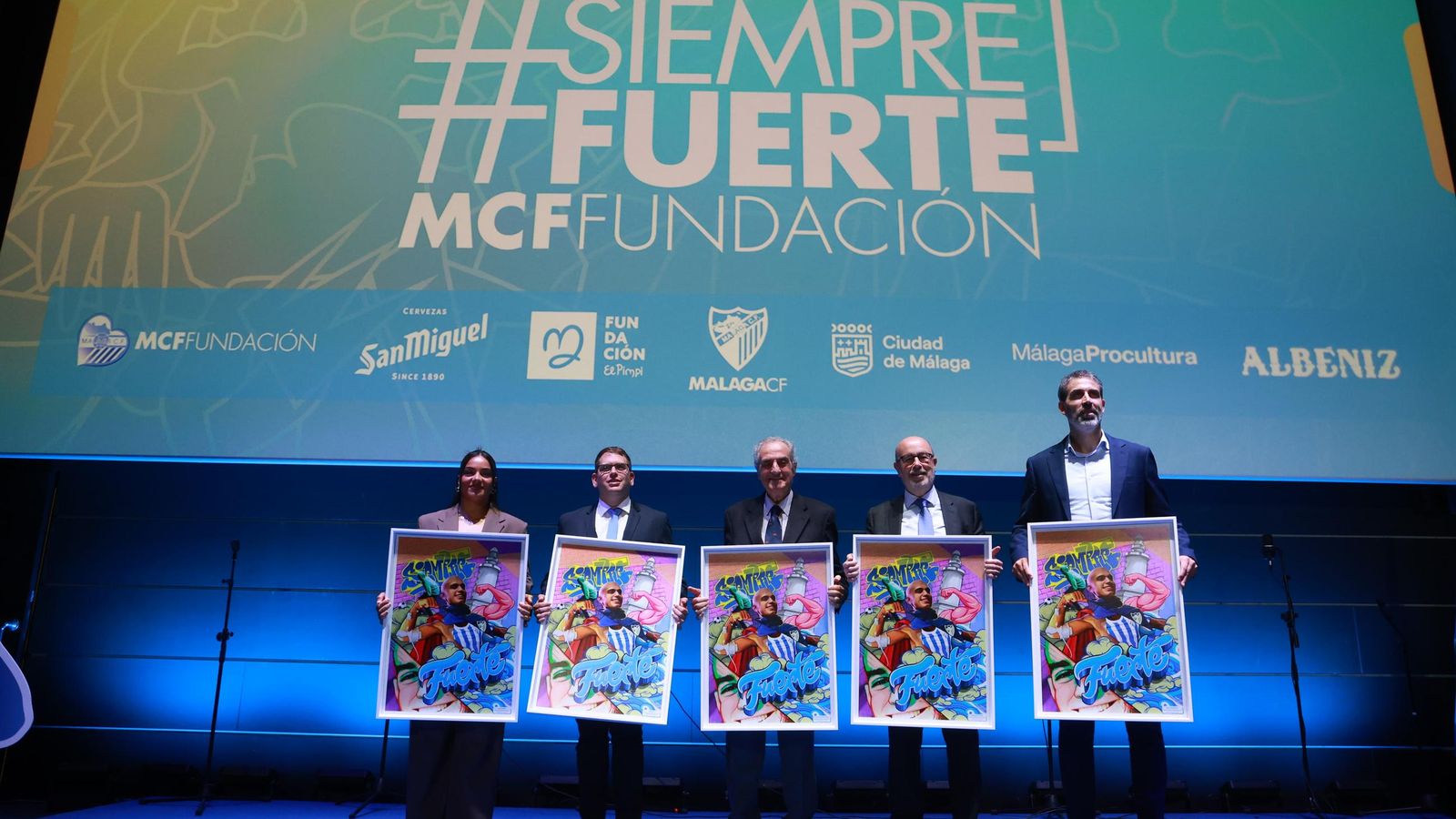 La gala 'Siempre Fuerte' del Málaga CF, en fotos