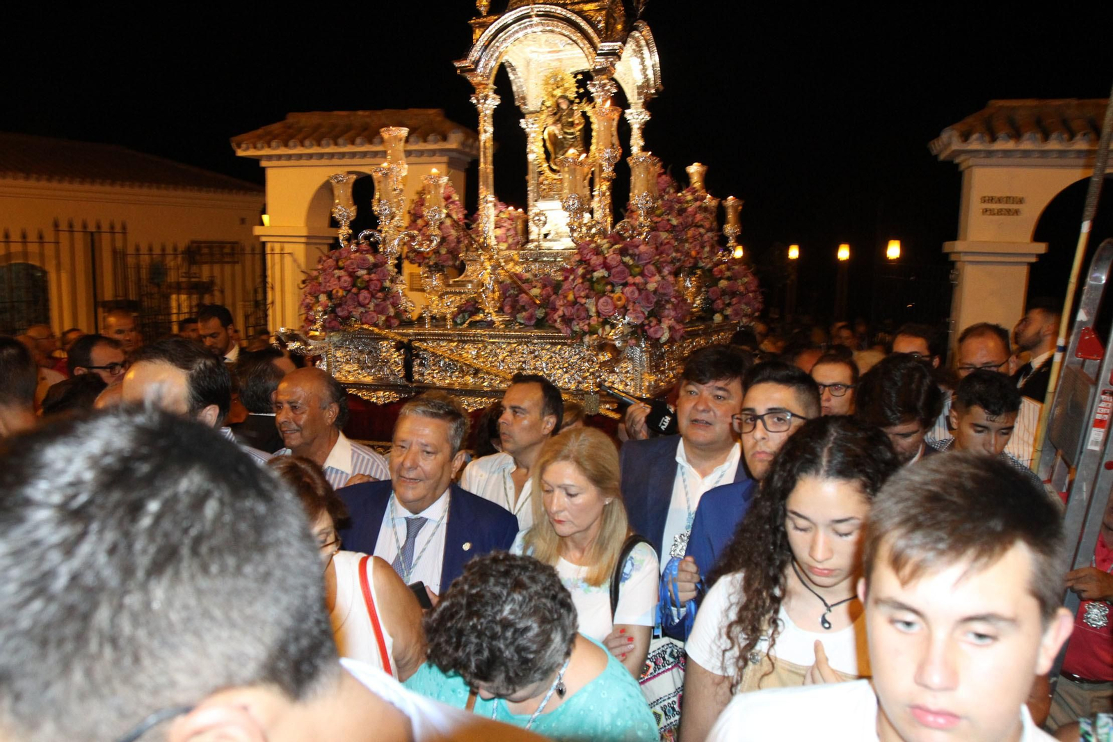 Imágenes de la bajada de La Cinta a la Catedral de La Merced
