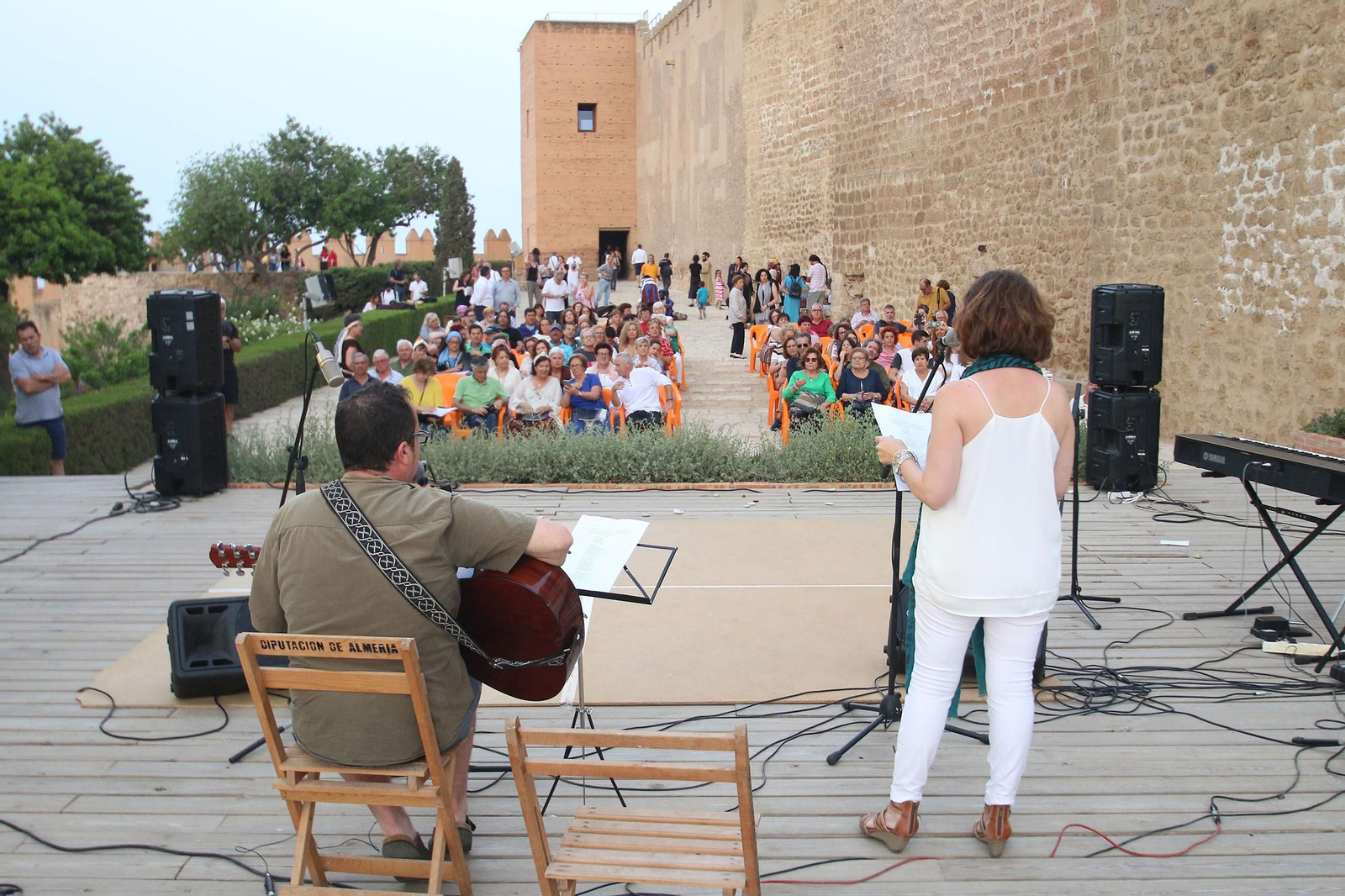 Las imágenes del 'Amanecer en la Alcazaba'