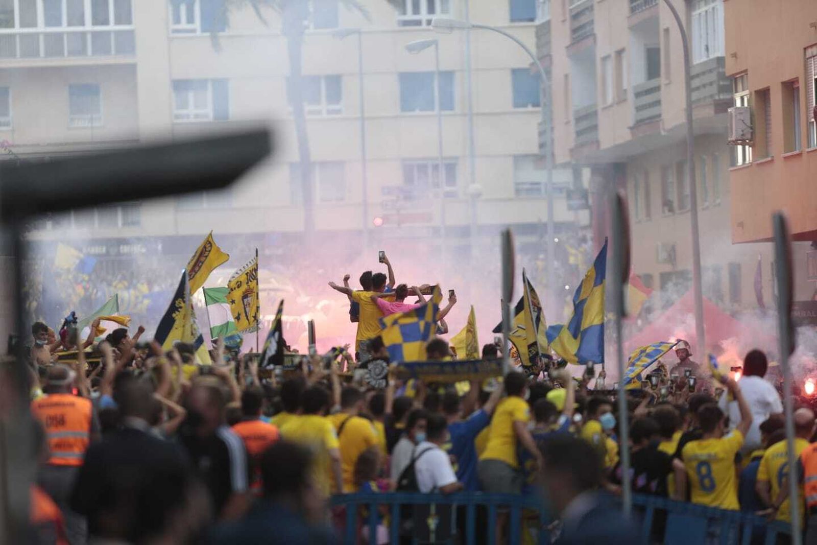 Las imágenes de la previa en los alrededores de Carranza
