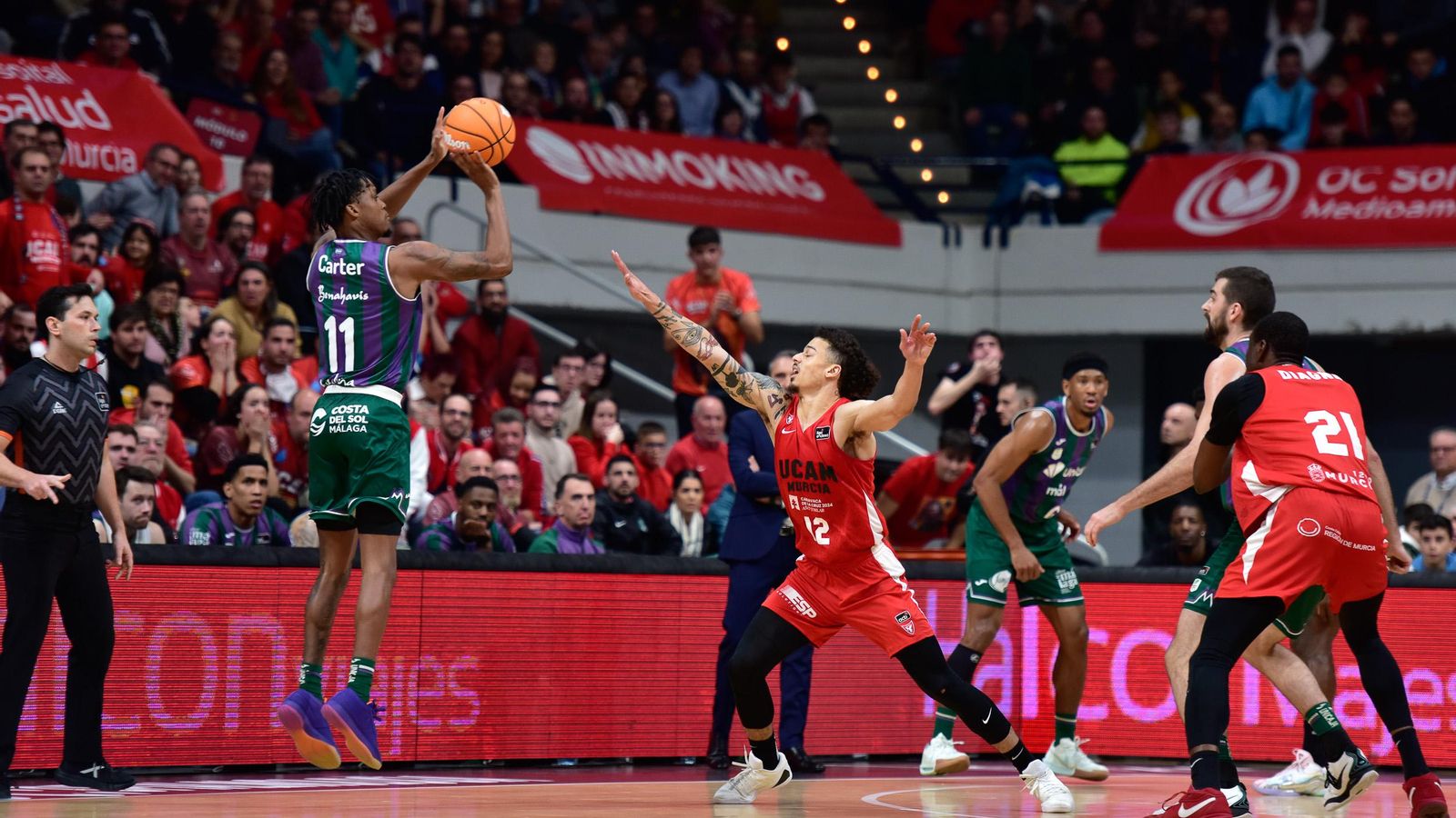 UCAM Murcia-Unicaja, en fotos