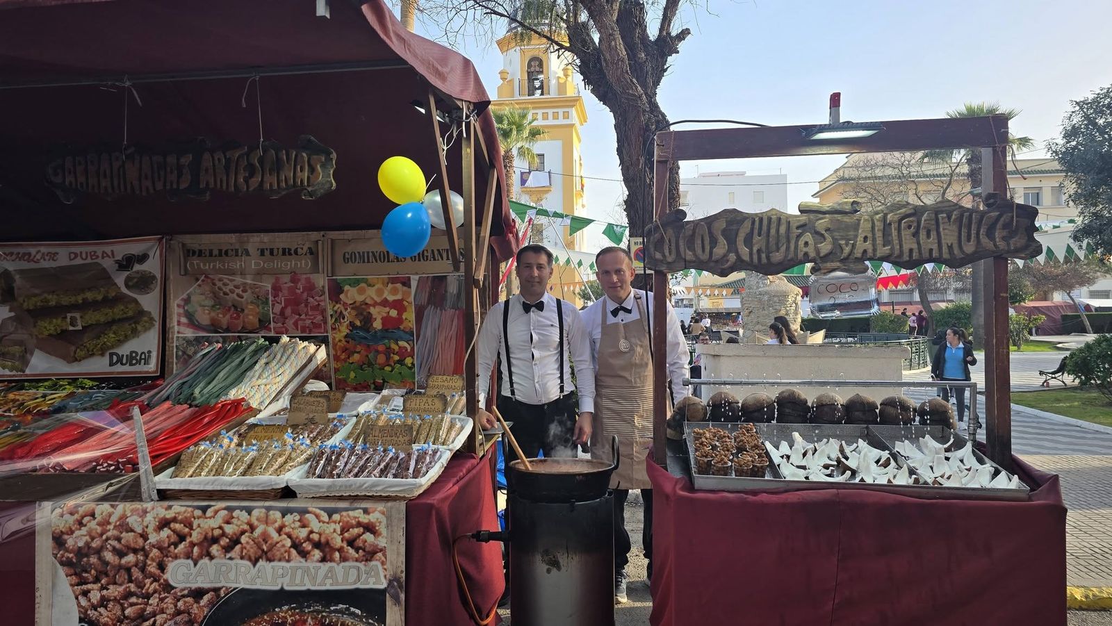 Inauguración del mercado circense carnavalesco de Barbate