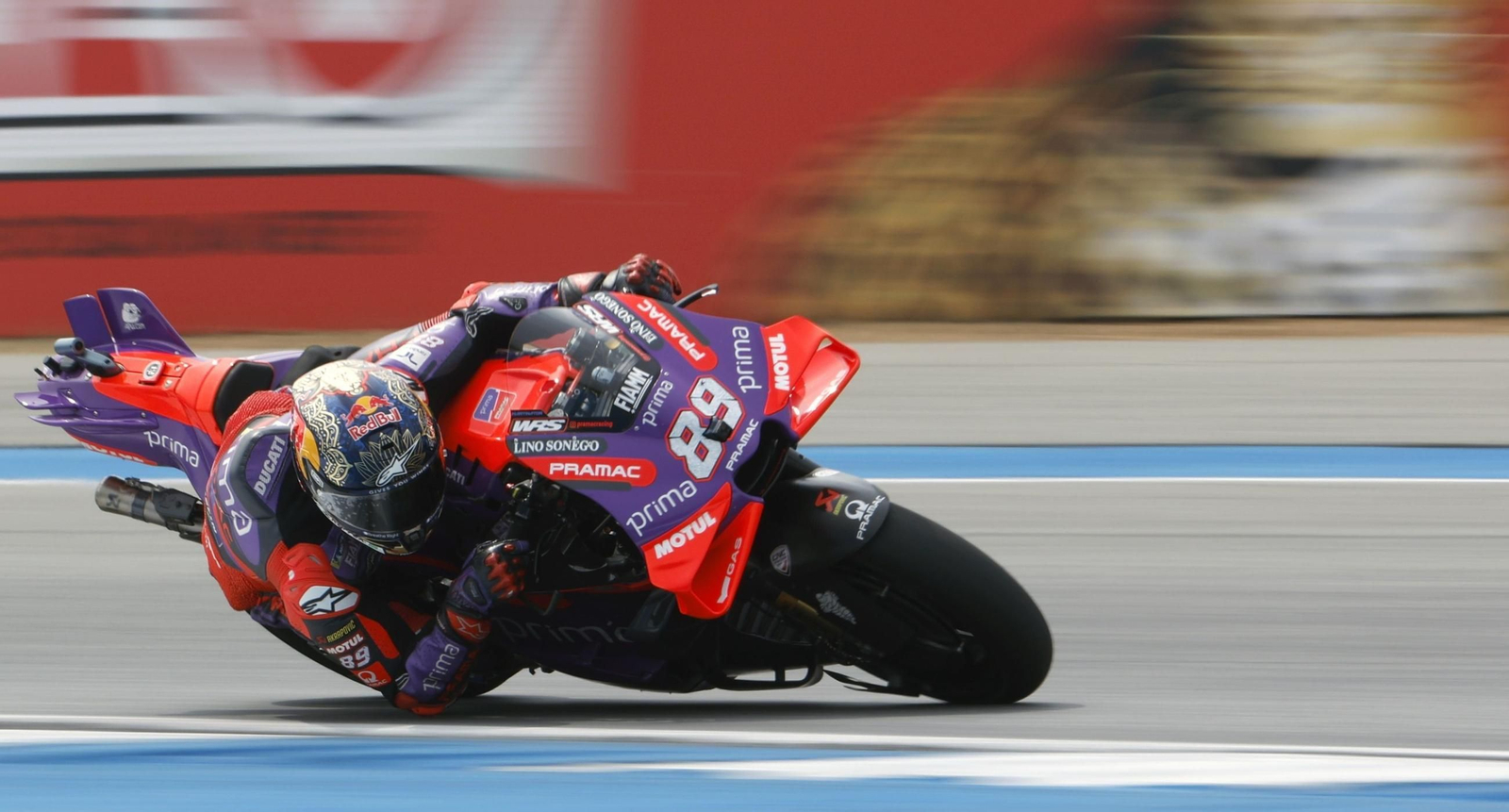 Jorge Martín, durante la carrera 'sprint' del Gran Premio de Tailandia