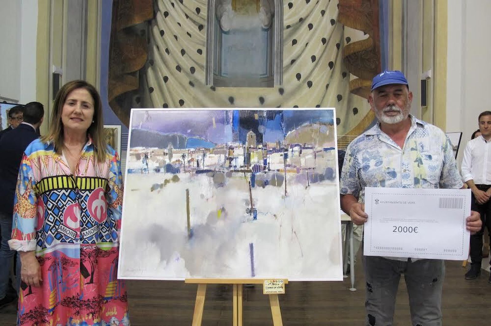 El Maratón de Pintura al Aire Librede Vera, para José Manuel Aznar