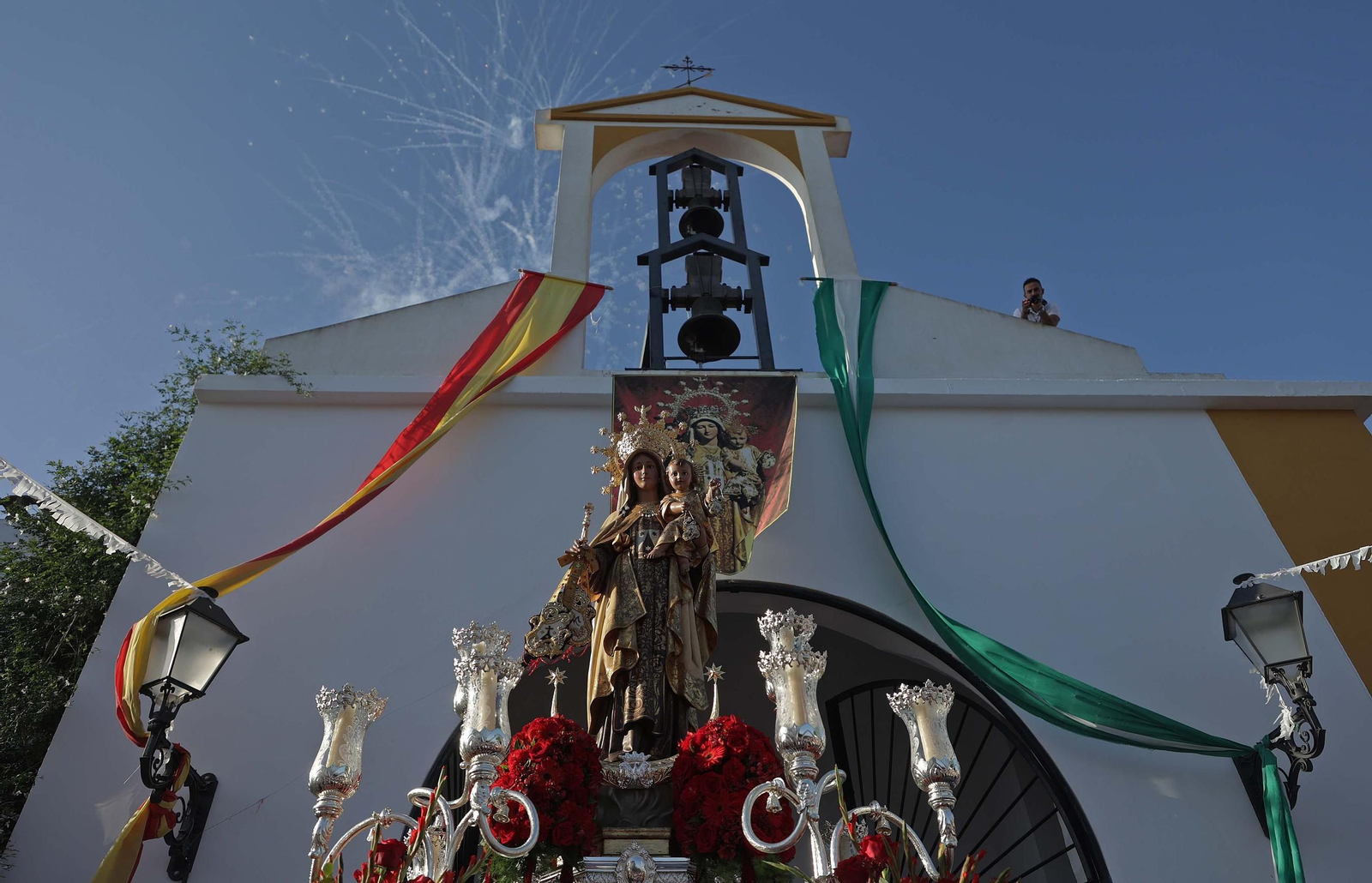 Fotos de la procesión de la virgen del Carmen en Palmones