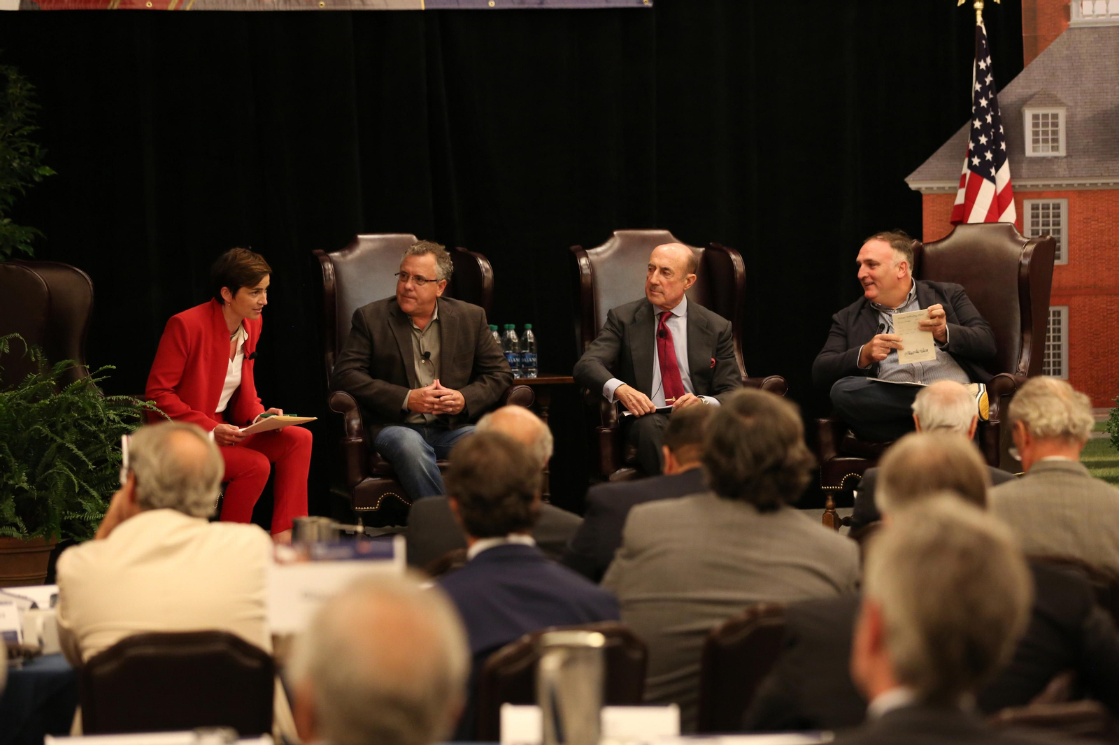 Beltrán Domecq, en la mesa redonda sobre turismo y gastronomía.