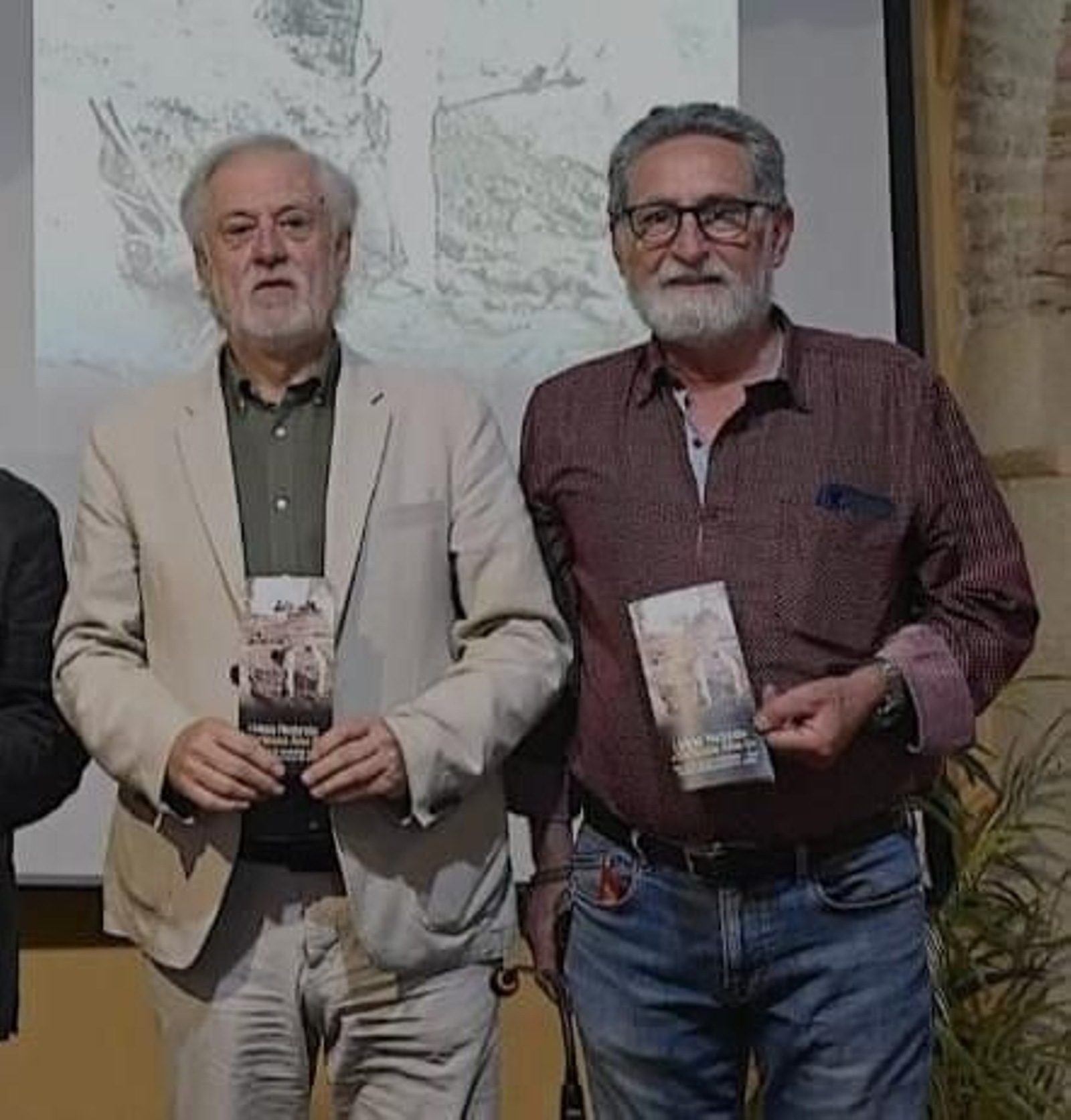 José Ruiz Mata y Germán Rodríguez, en la presentación de la actividad, días atrás.