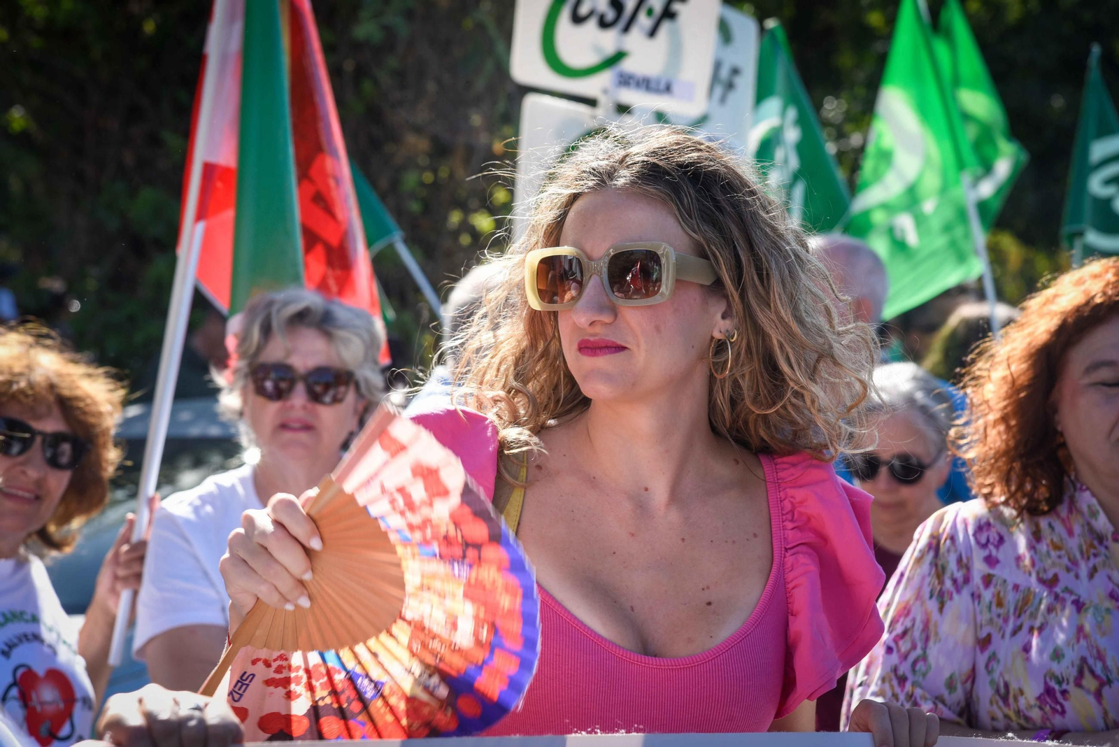 Protesta por la sanidad pública en Andalucía