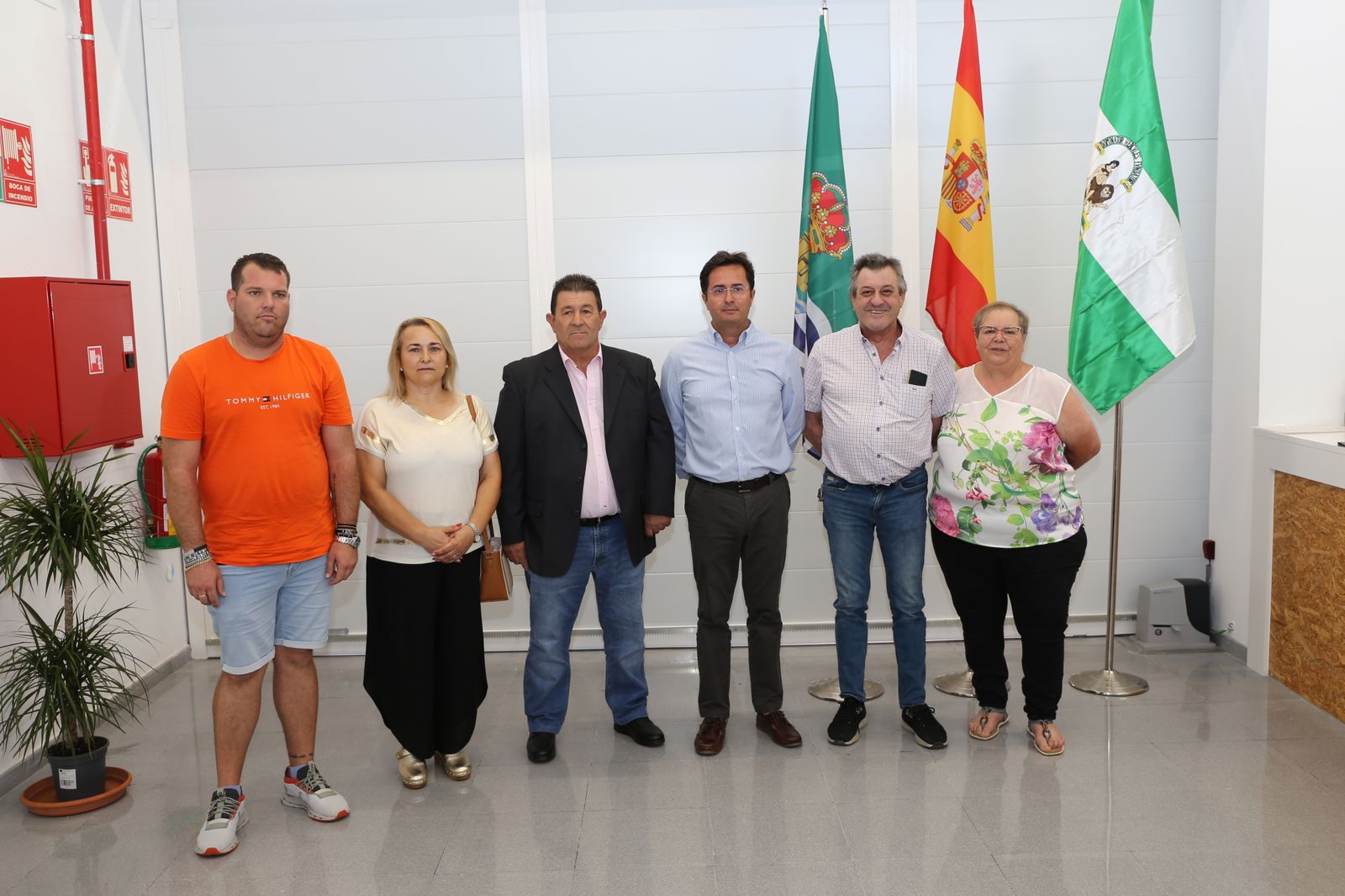El alcalde de El Ejido con la nueva Junta Local de Matagorda