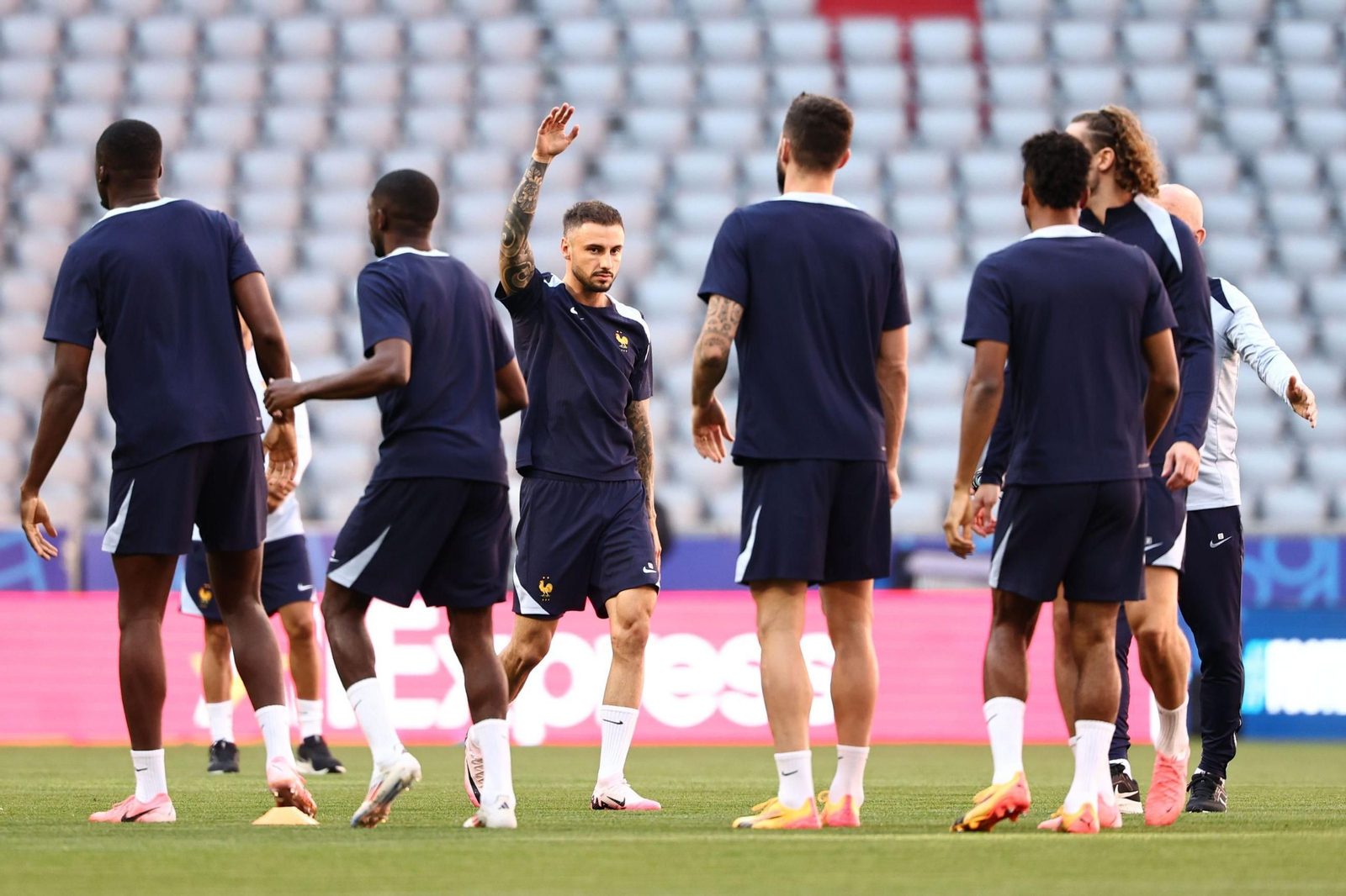 Las fotos de España antes de la semifinal contra Francia