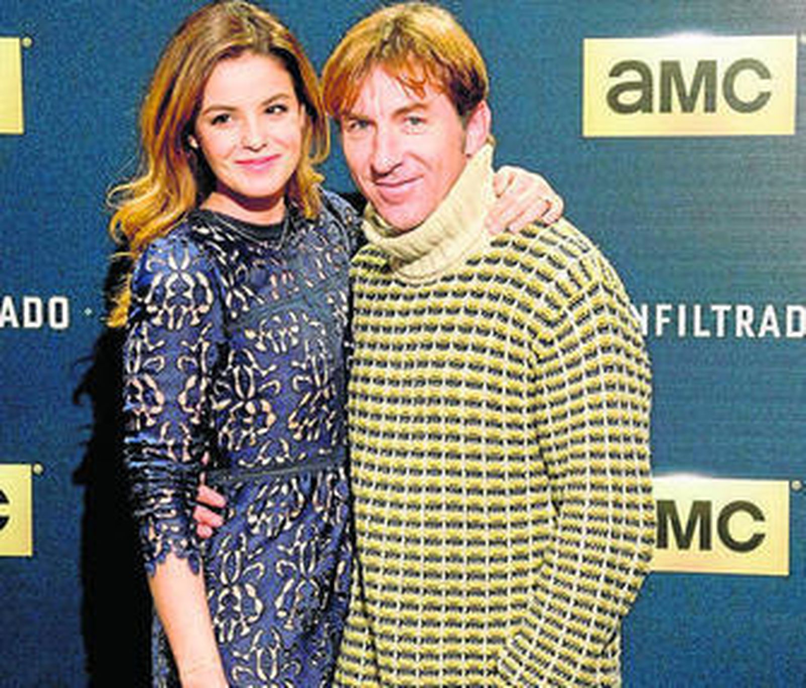 Marta Torné y Antonio de la Torre en la presentación de 'El infiltrado'.