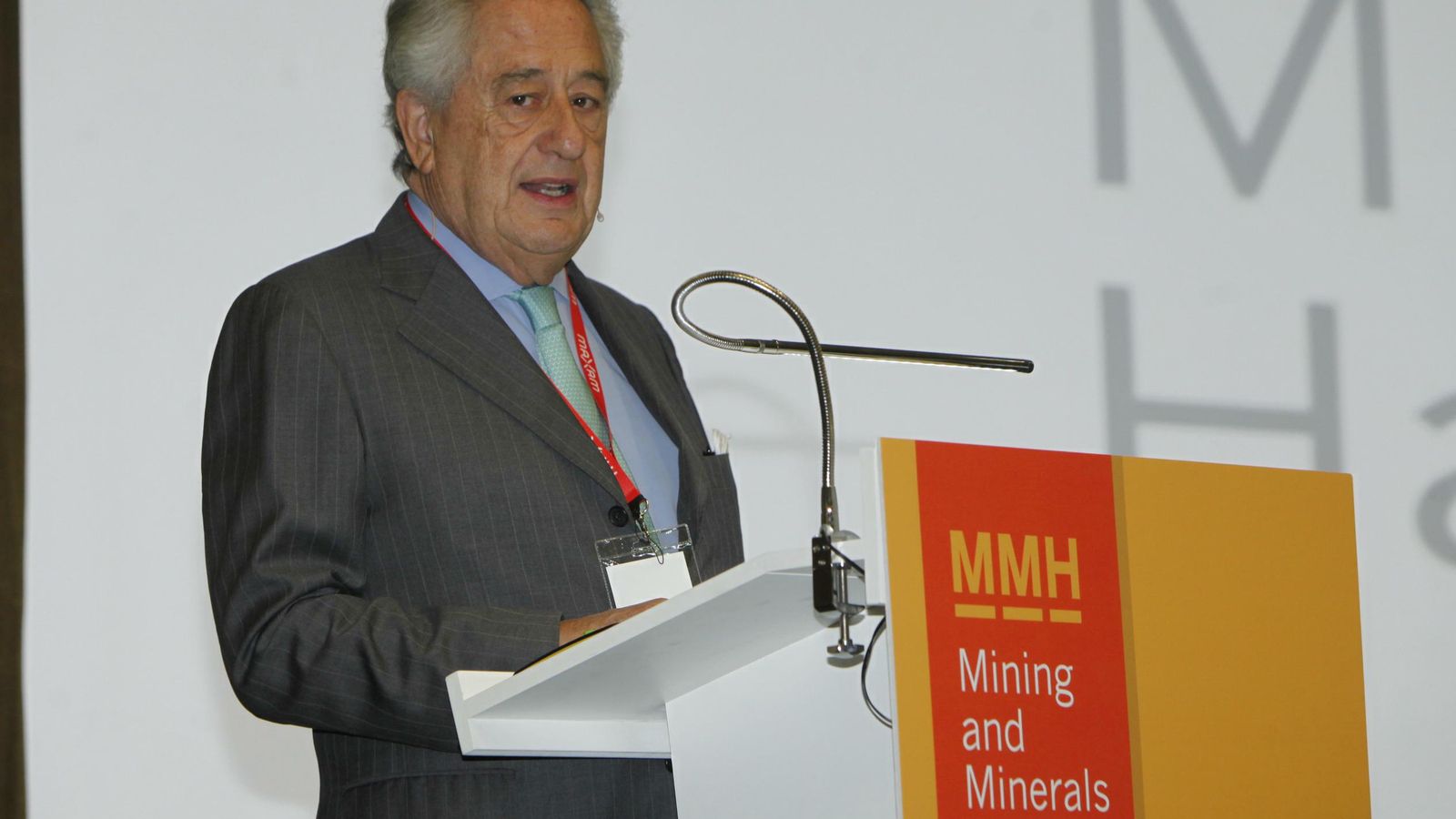 Javier Targhetta, comisario del certamen y consejero delegado de Atlantic Copper Javier Targhetta, comisario del certamen y consejero delegado de Atlantic Copper