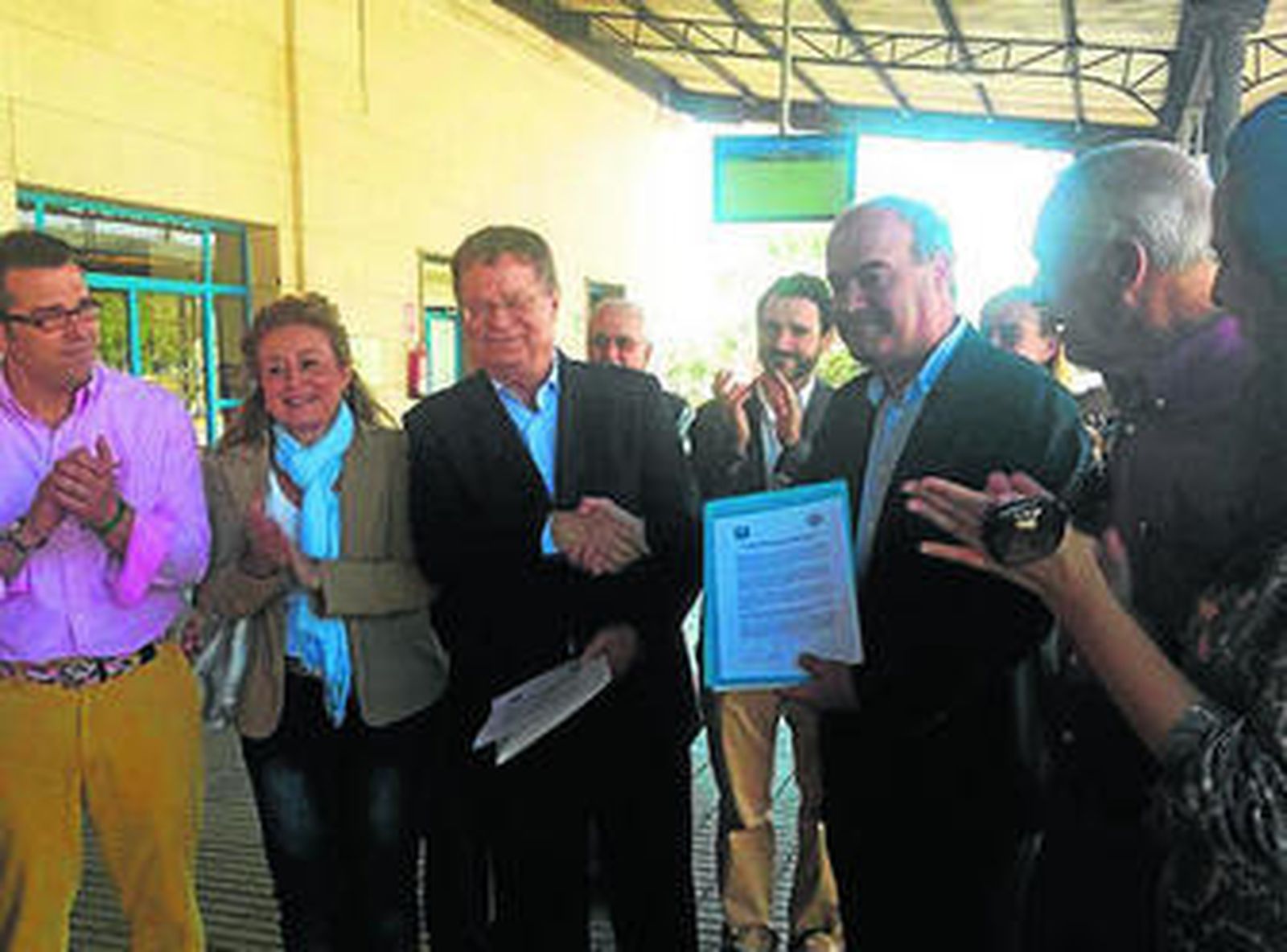 Antonio Gálvez y Manuel Barón.