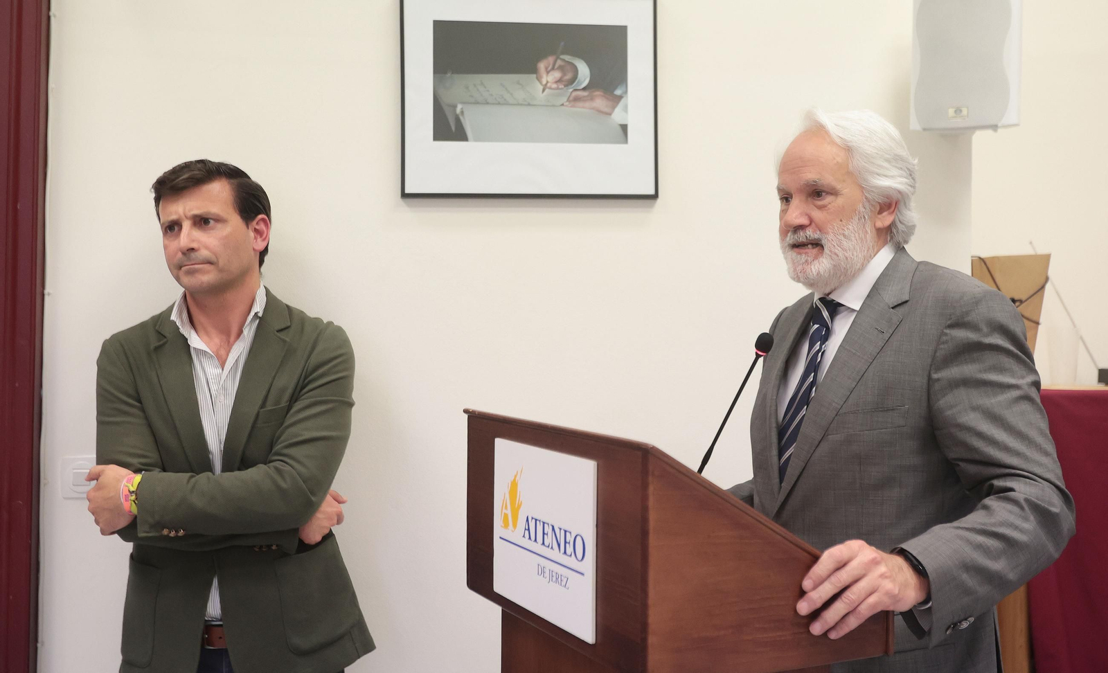 Imágenes del homenaje a Jerónimo Roldán de la Asociación de la Prensa de Jerez